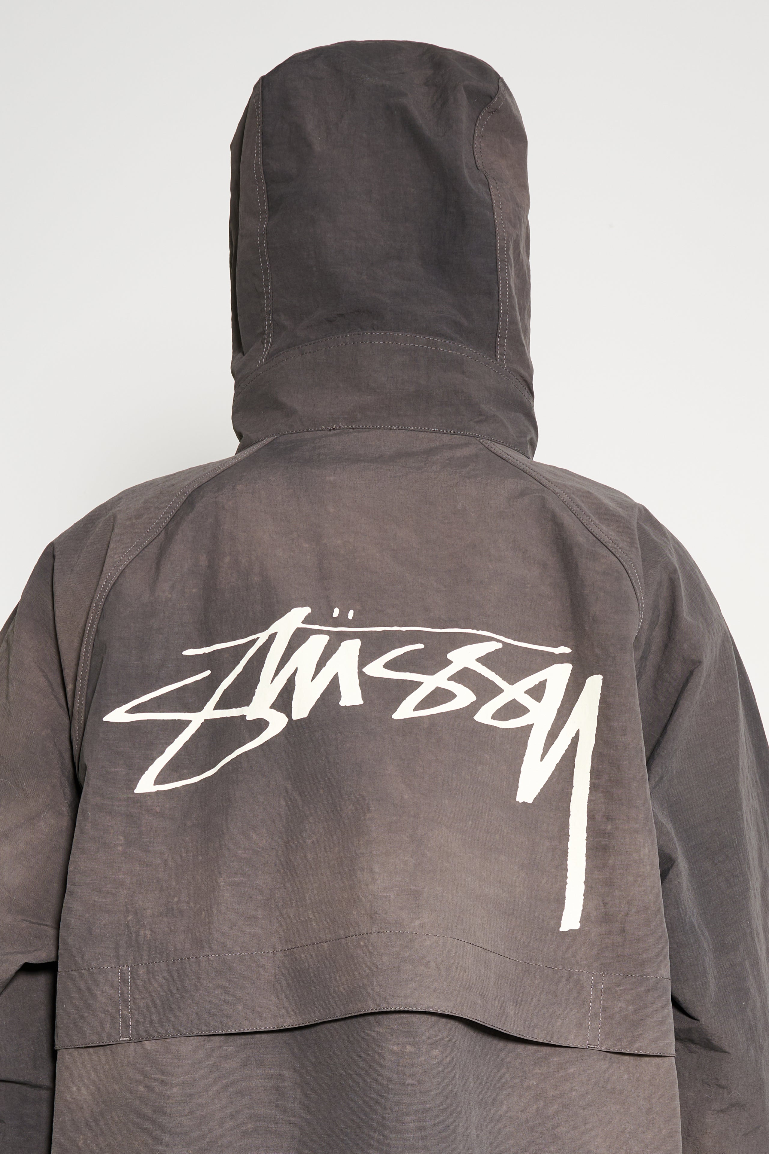 Stüssy Beach Shell Wave Dye Jacket Black