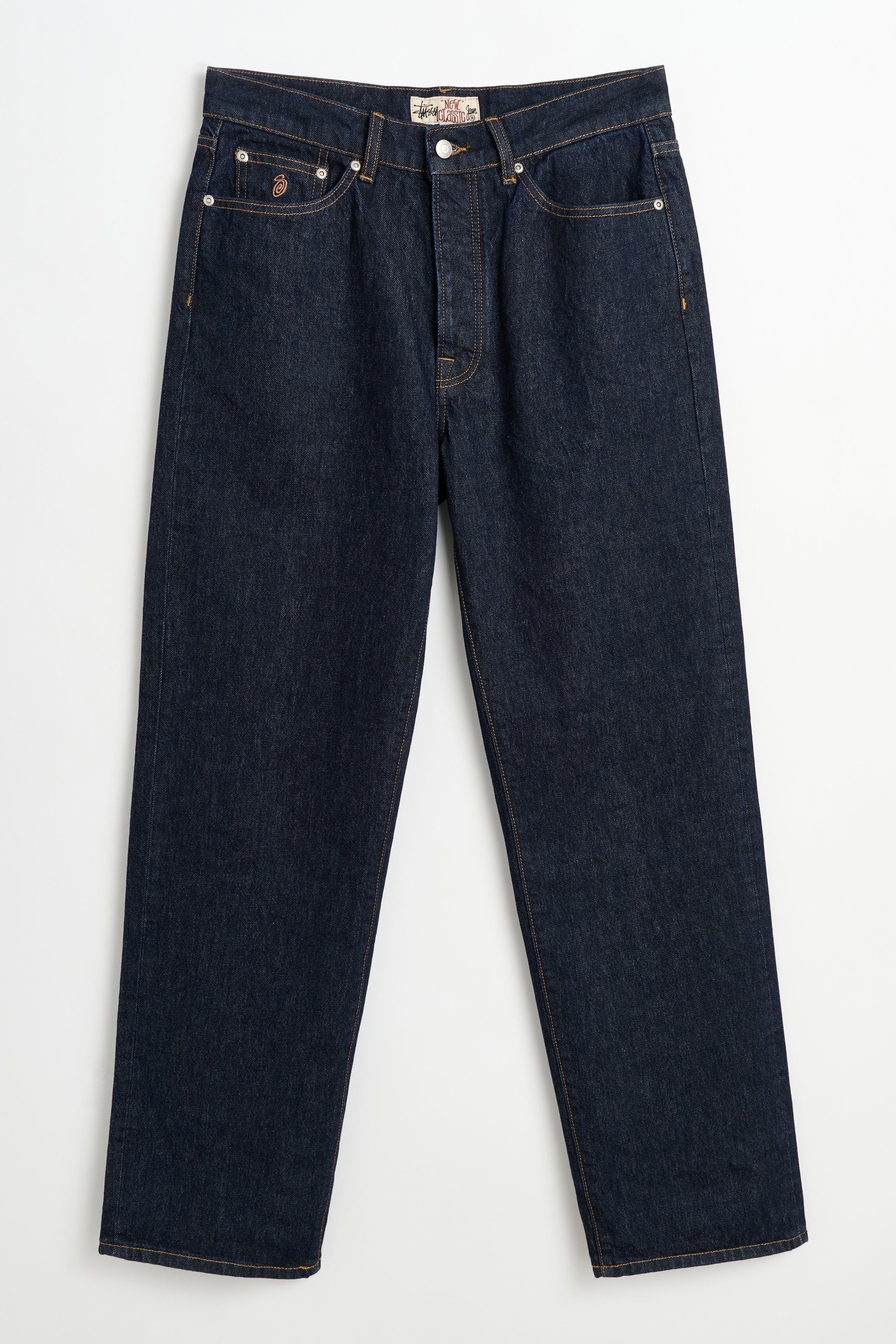 Stüssy New Classic Jeans Denim Rinsed Indigo