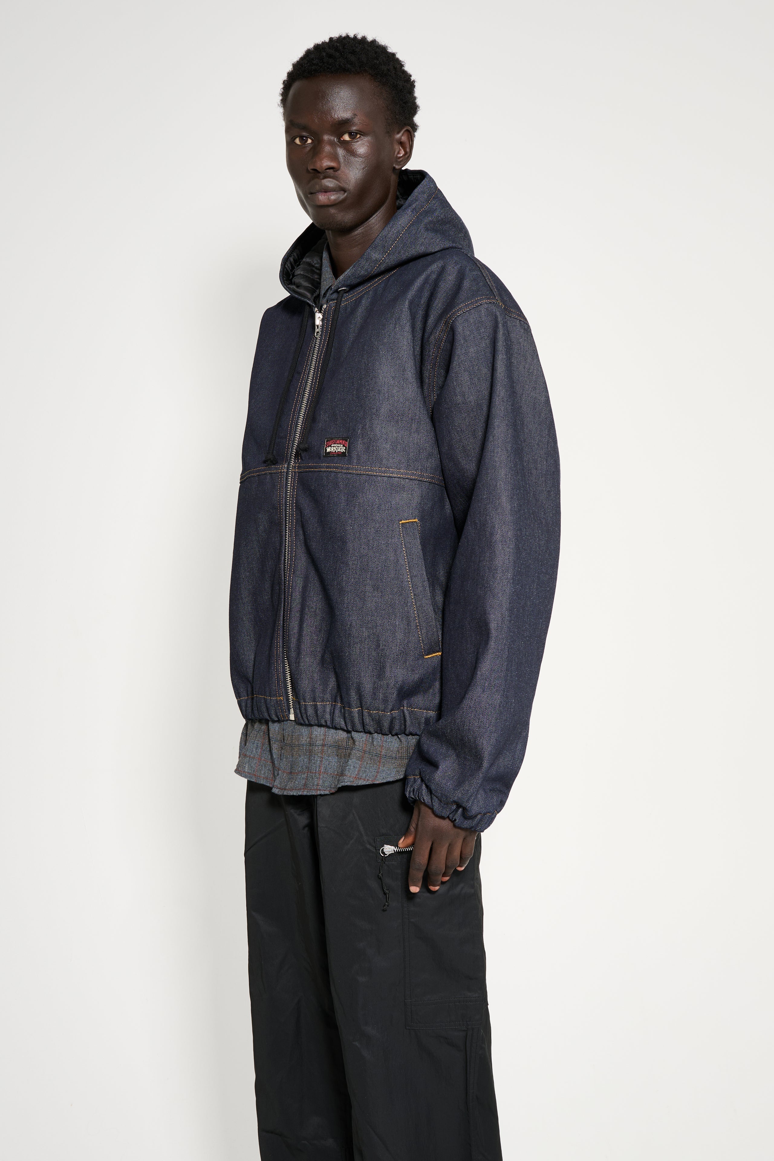 Stüssy Work Jacket Denim Raw Indigo