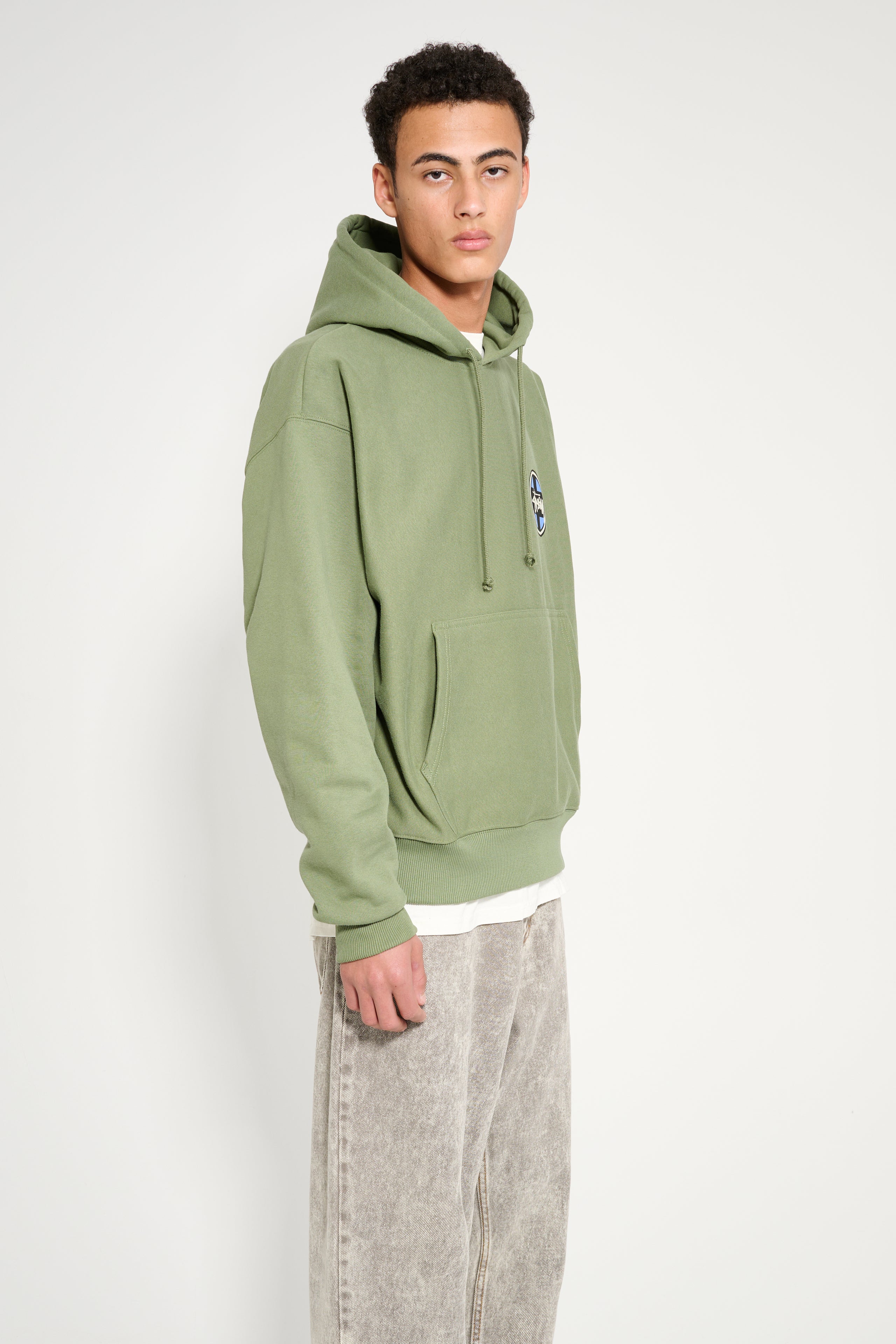 Stüssy Cross Dot Hood Olive
