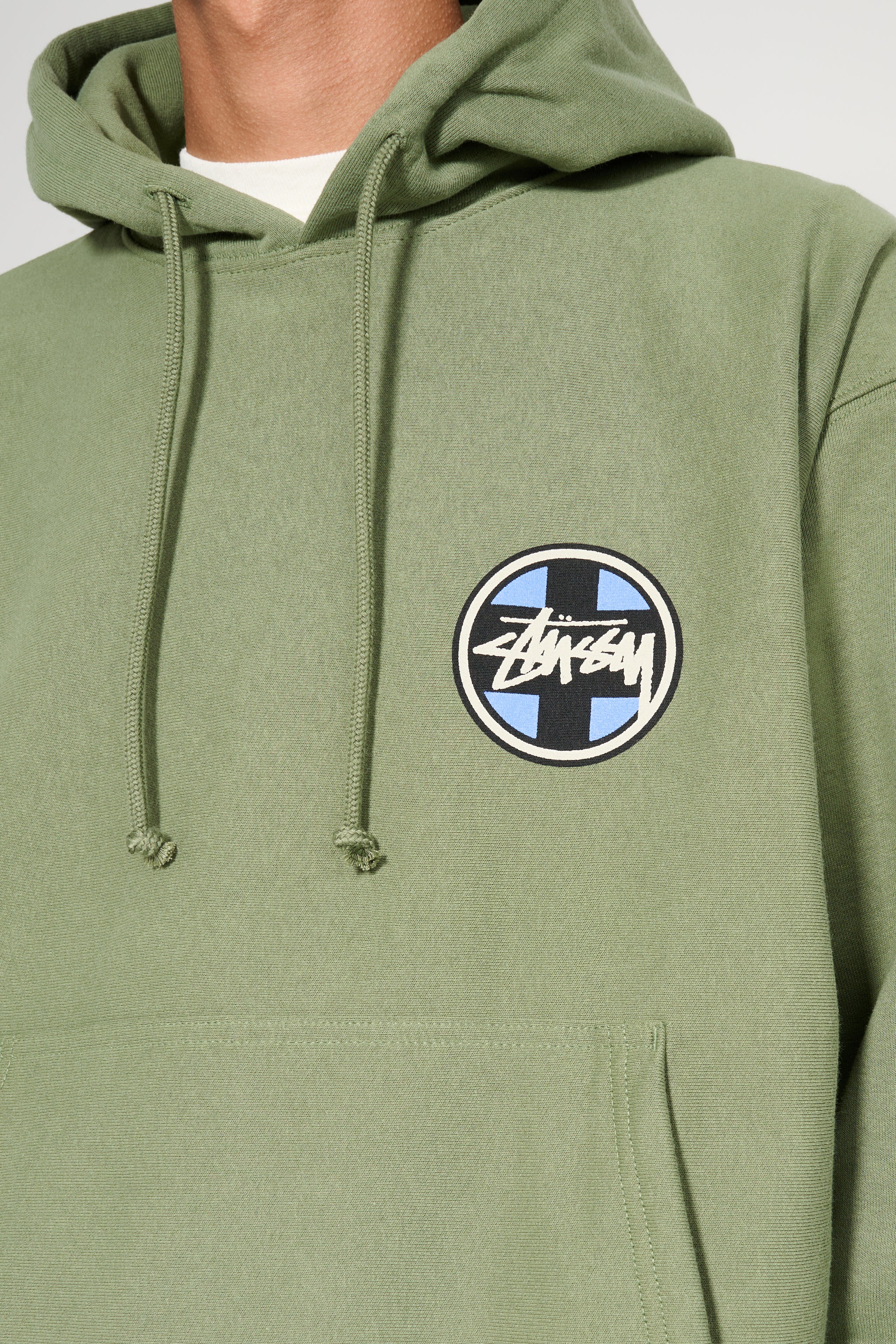 Stüssy Cross Dot Hood Olive