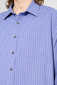 Stüssy Oxford LS Shirt Blue Stripe