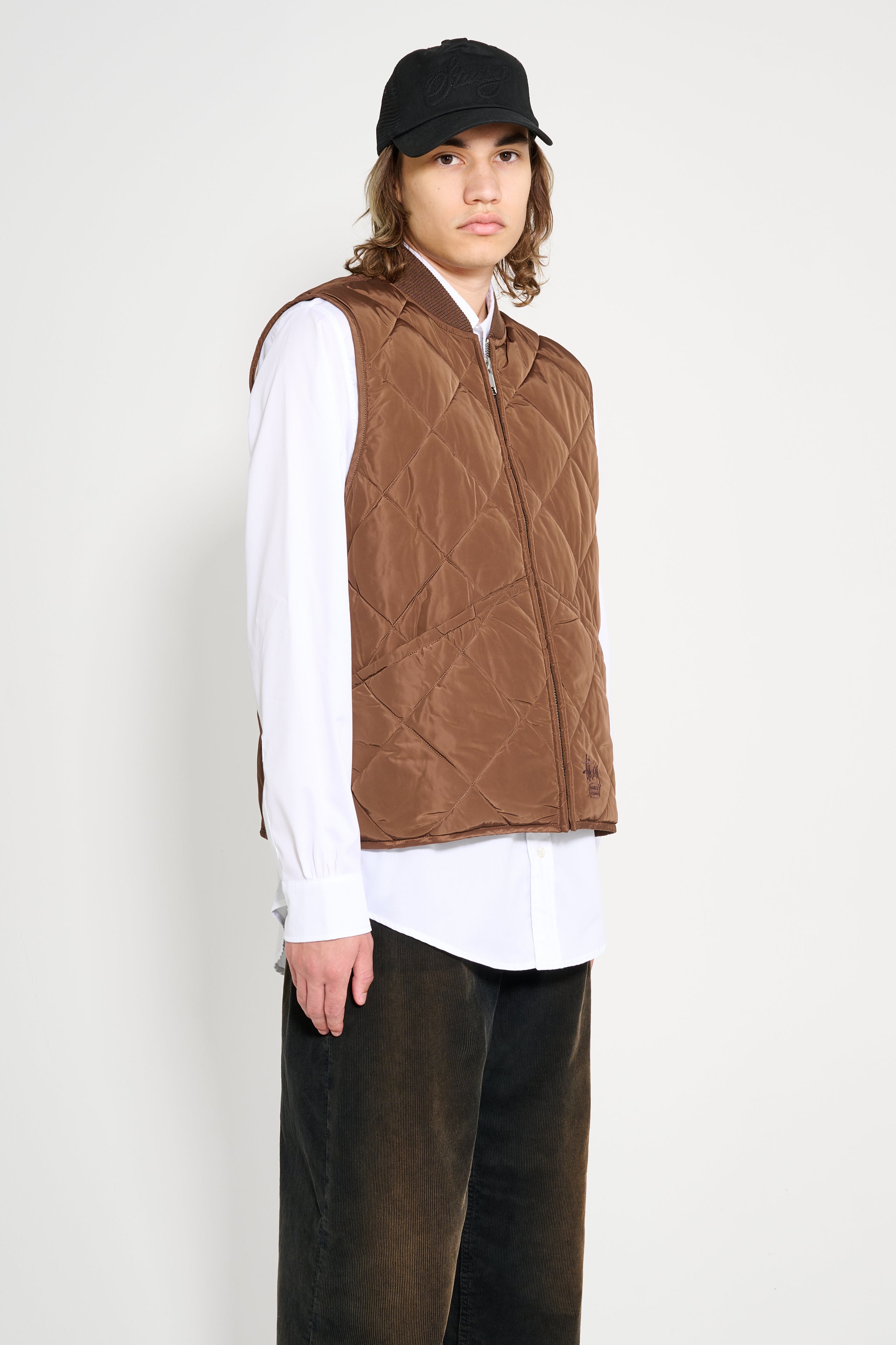 Stüssy Insulated Vest Brown