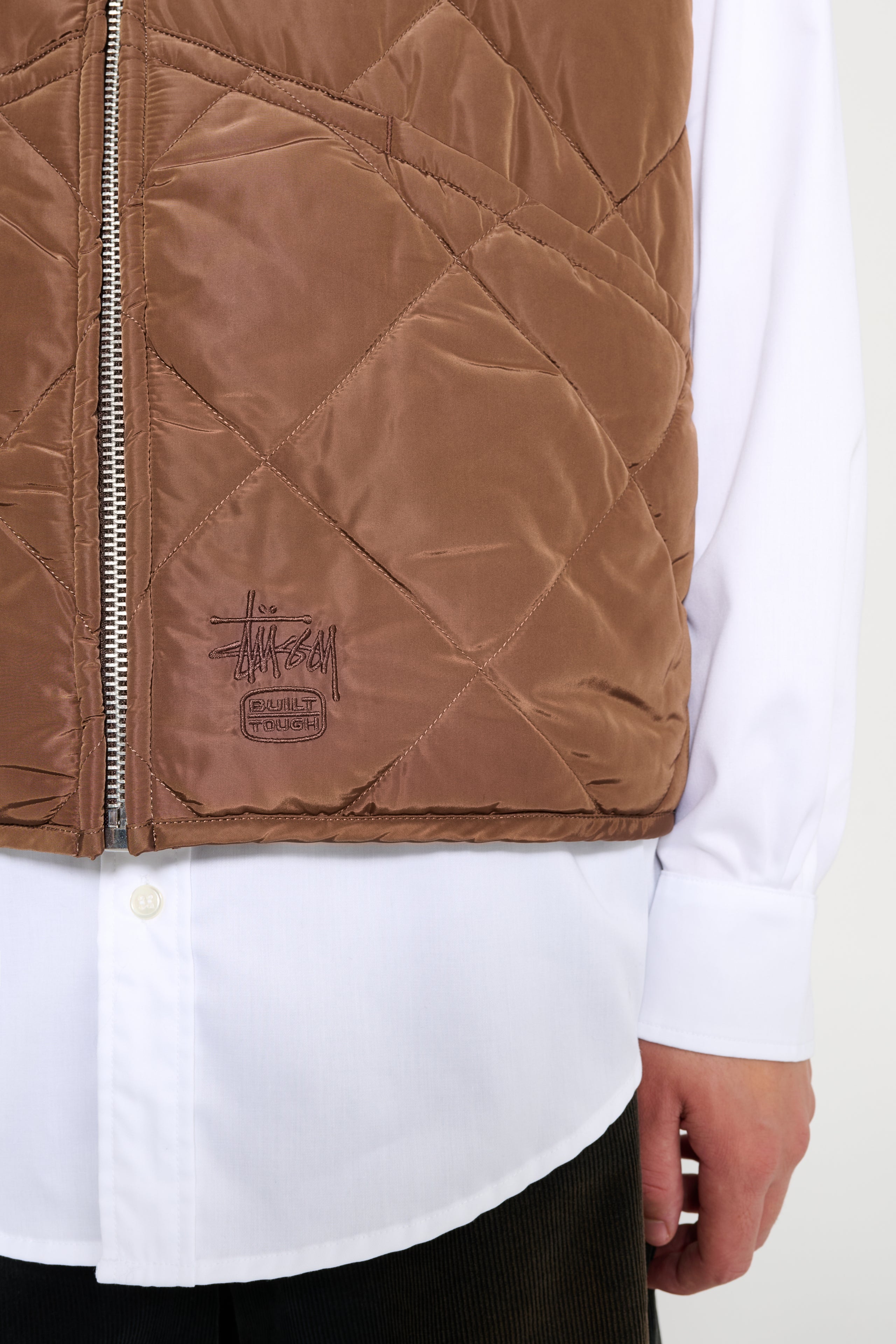 Stüssy Insulated Vest Brown