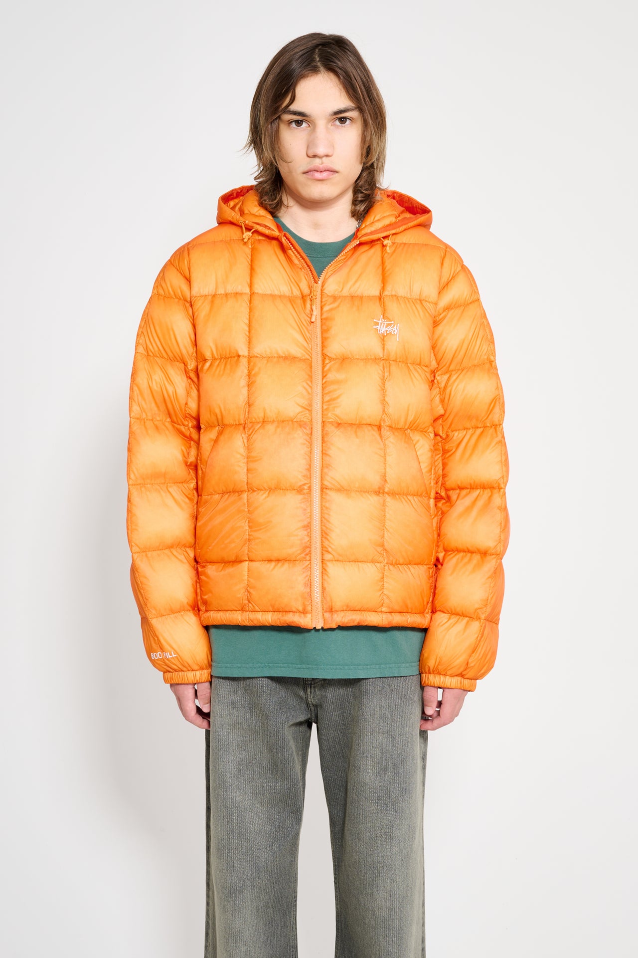 Stüssy Midweight Hooded Puffer Orange