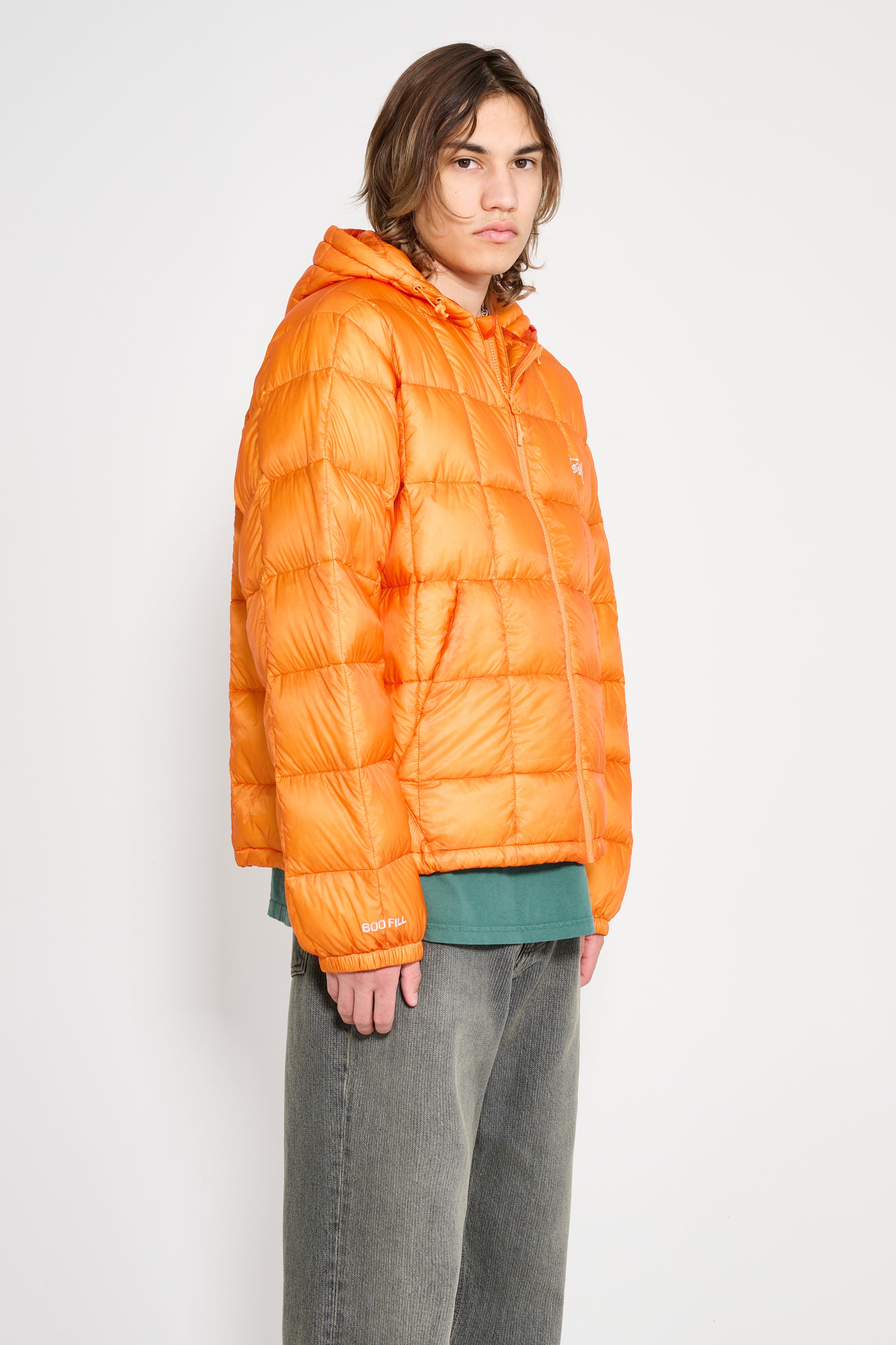Stüssy Midweight Hooded Puffer Orange
