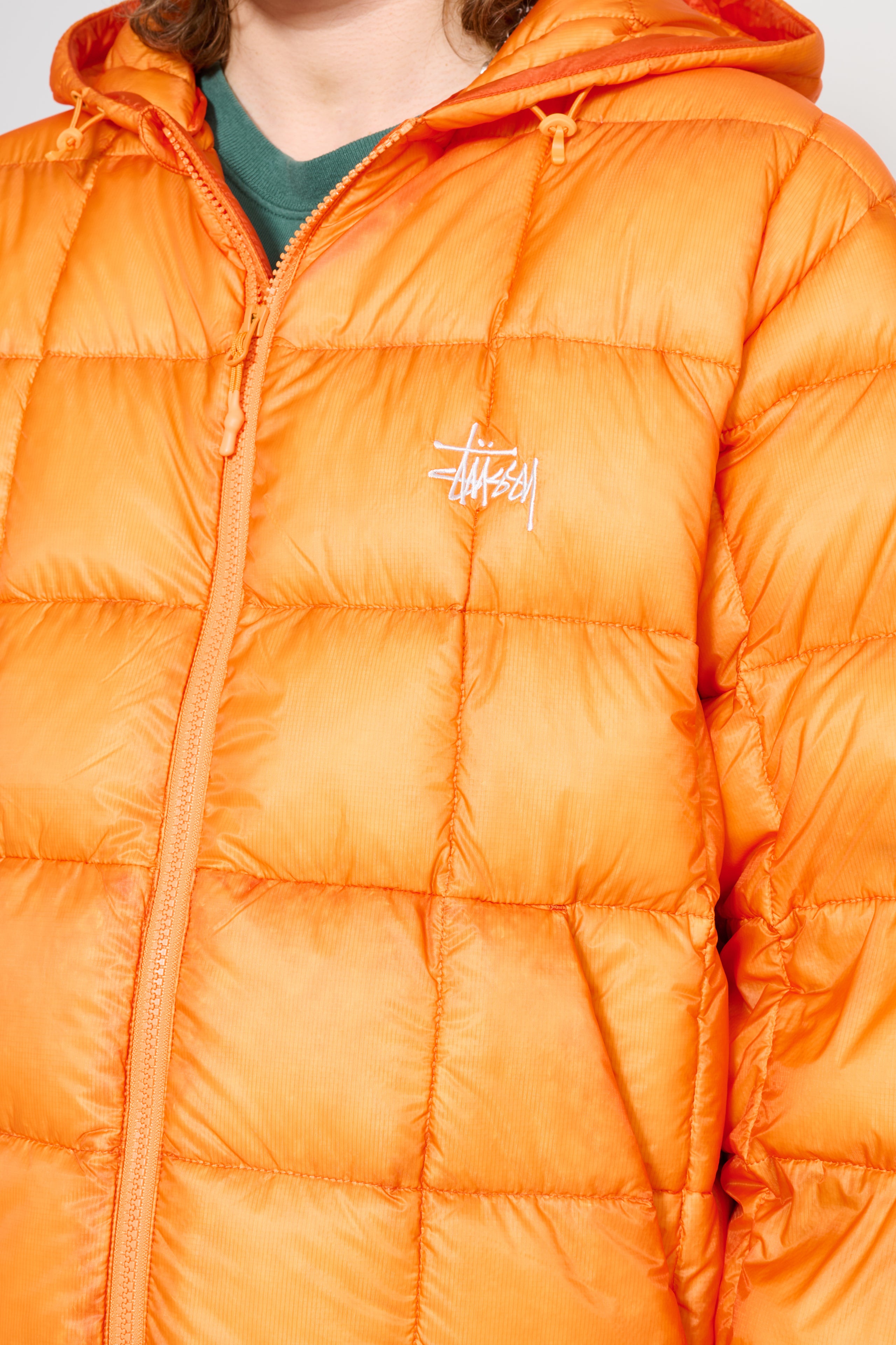 Stüssy Midweight Hooded Puffer Orange