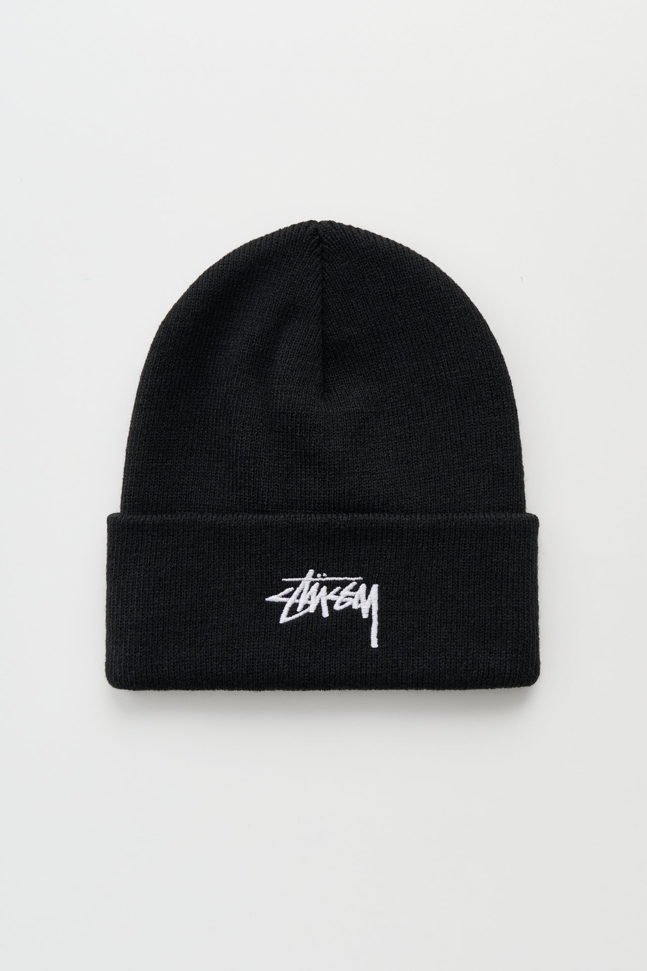 Stüssy Stock Cuff Beanie Black