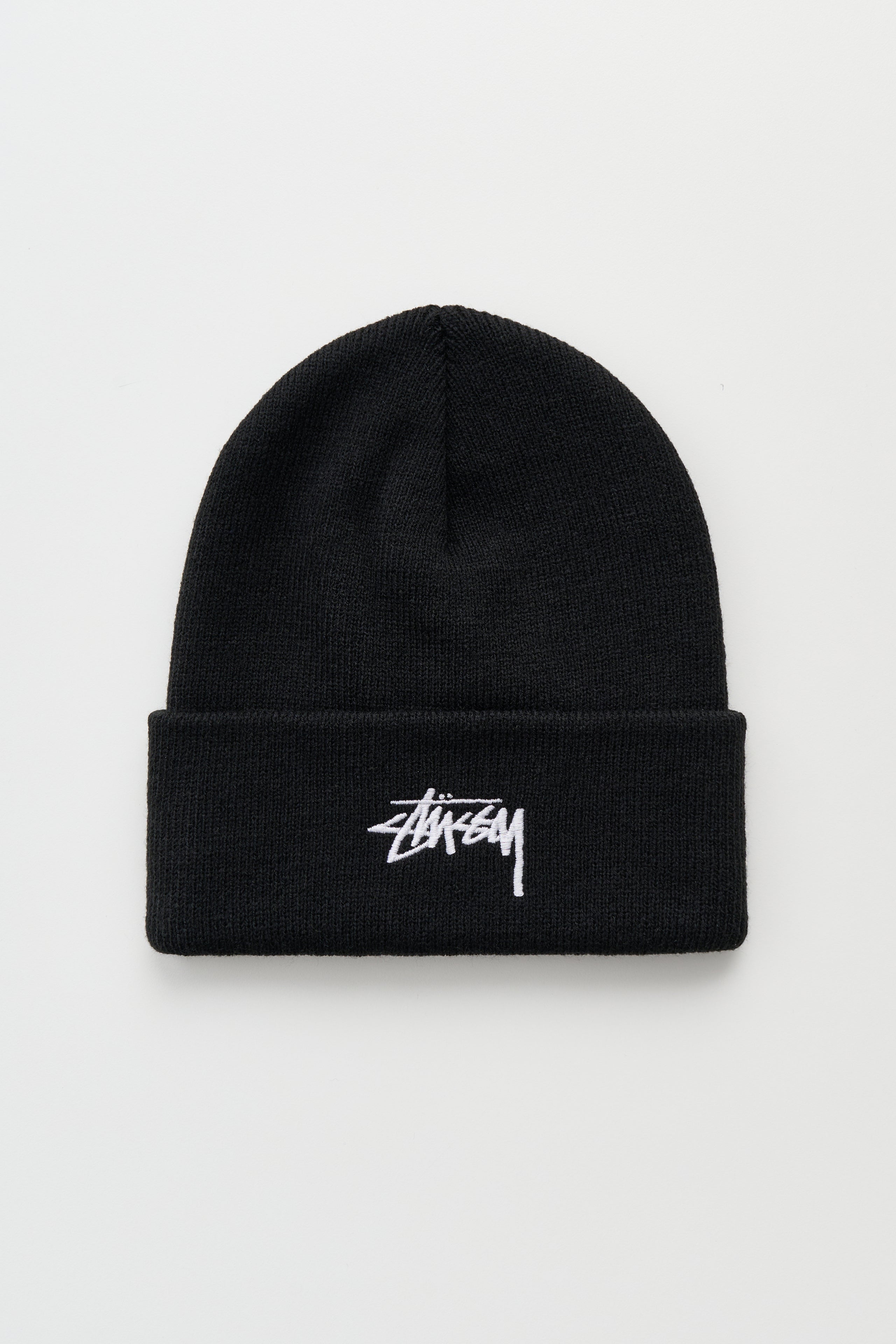 Stüssy Stock Cuff Beanie Black