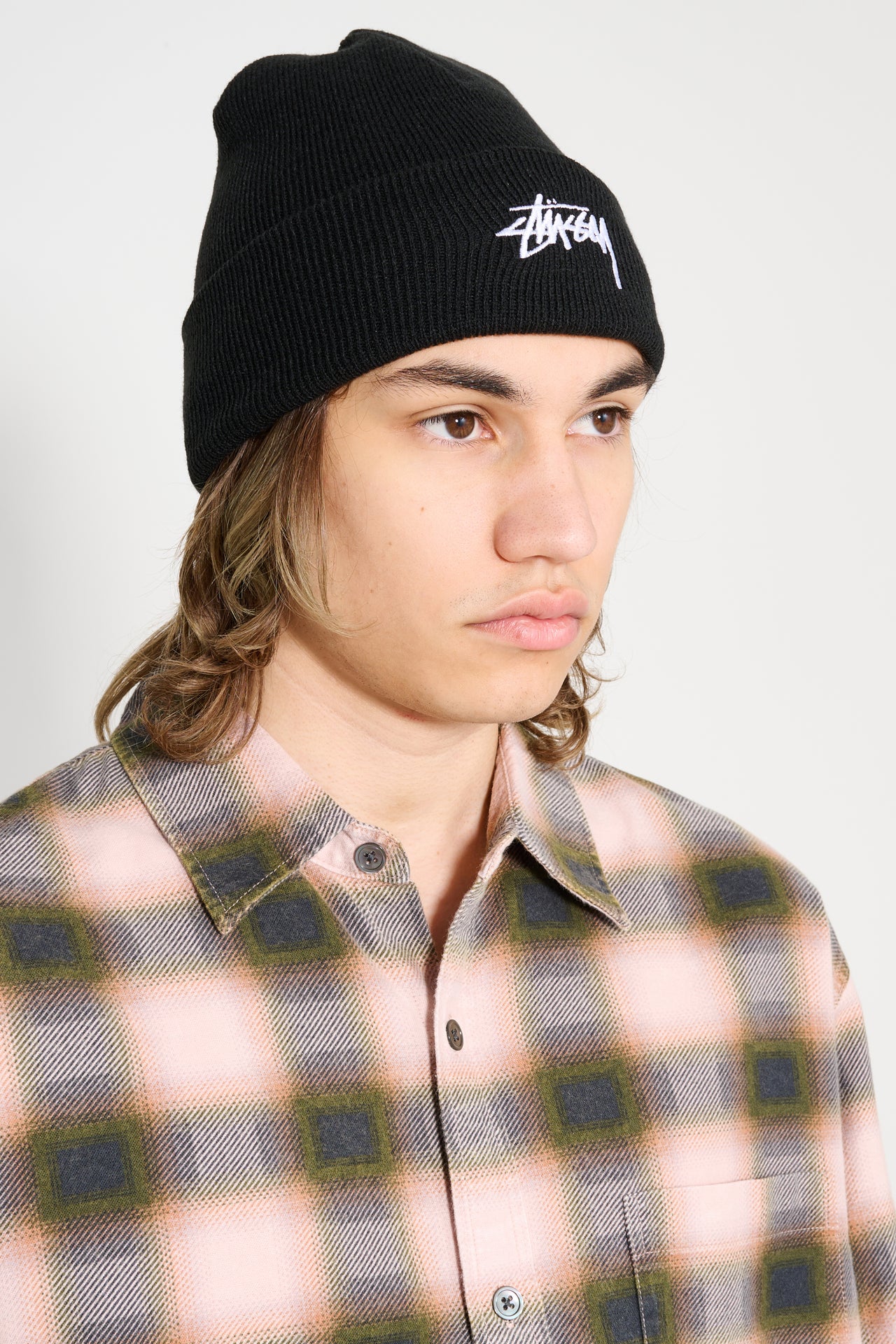 Stüssy Stock Cuff Beanie Black