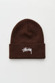 Stüssy Stock Cuff Beanie Cocoa