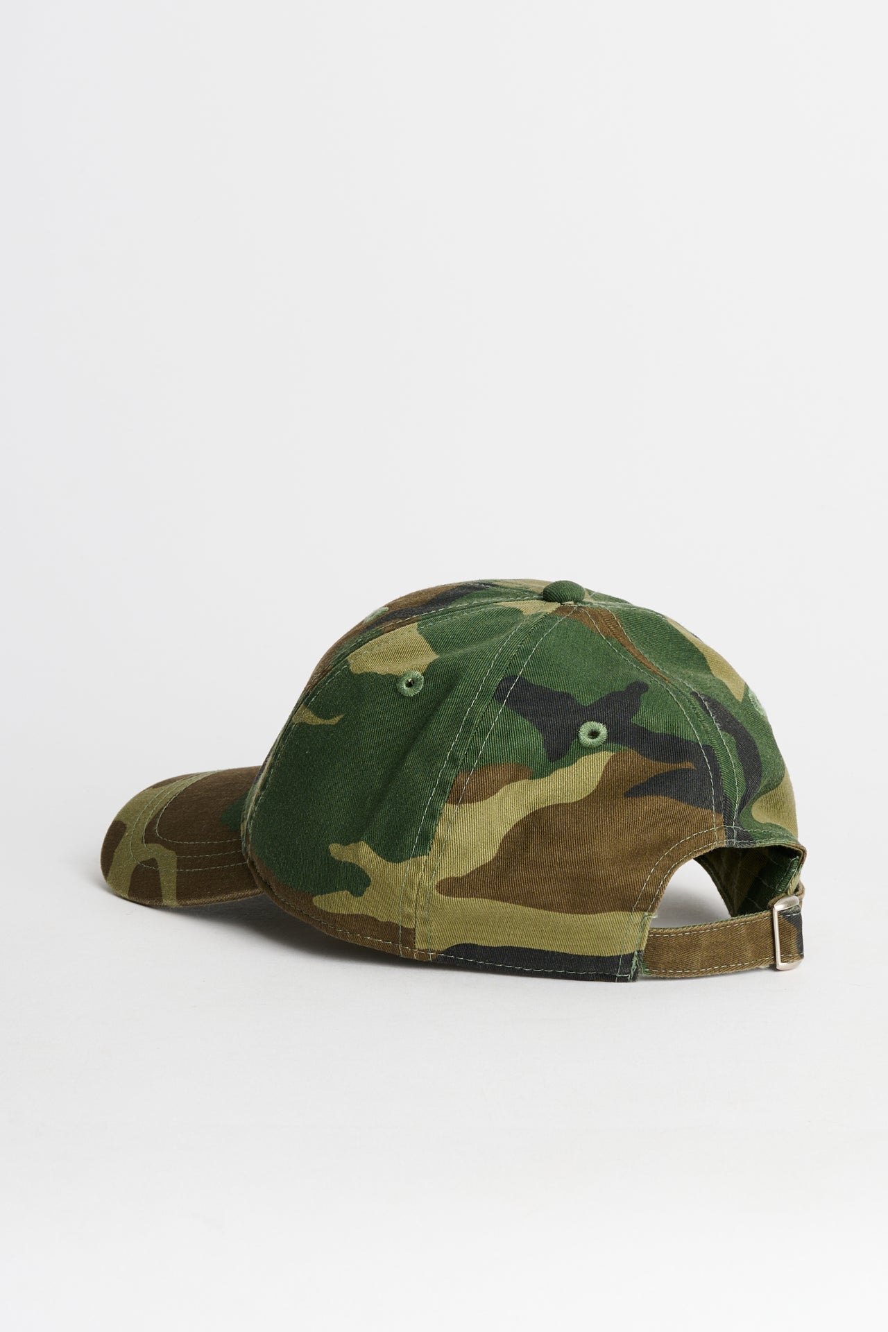 Stüssy Basic Washed Low Pro Cap Woodland Camo