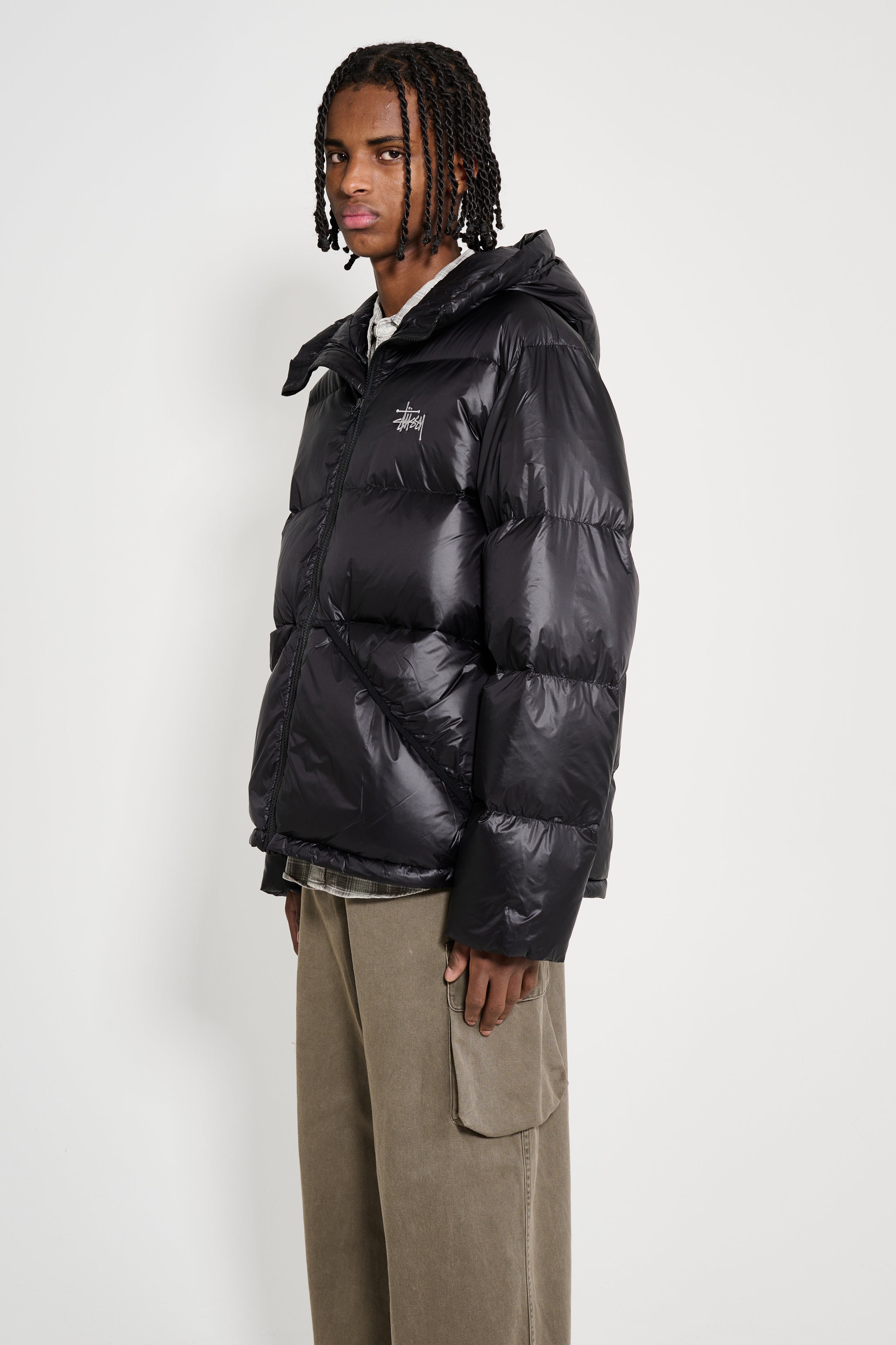 Stüssy Micro Ripstop Down Parka Jet Black