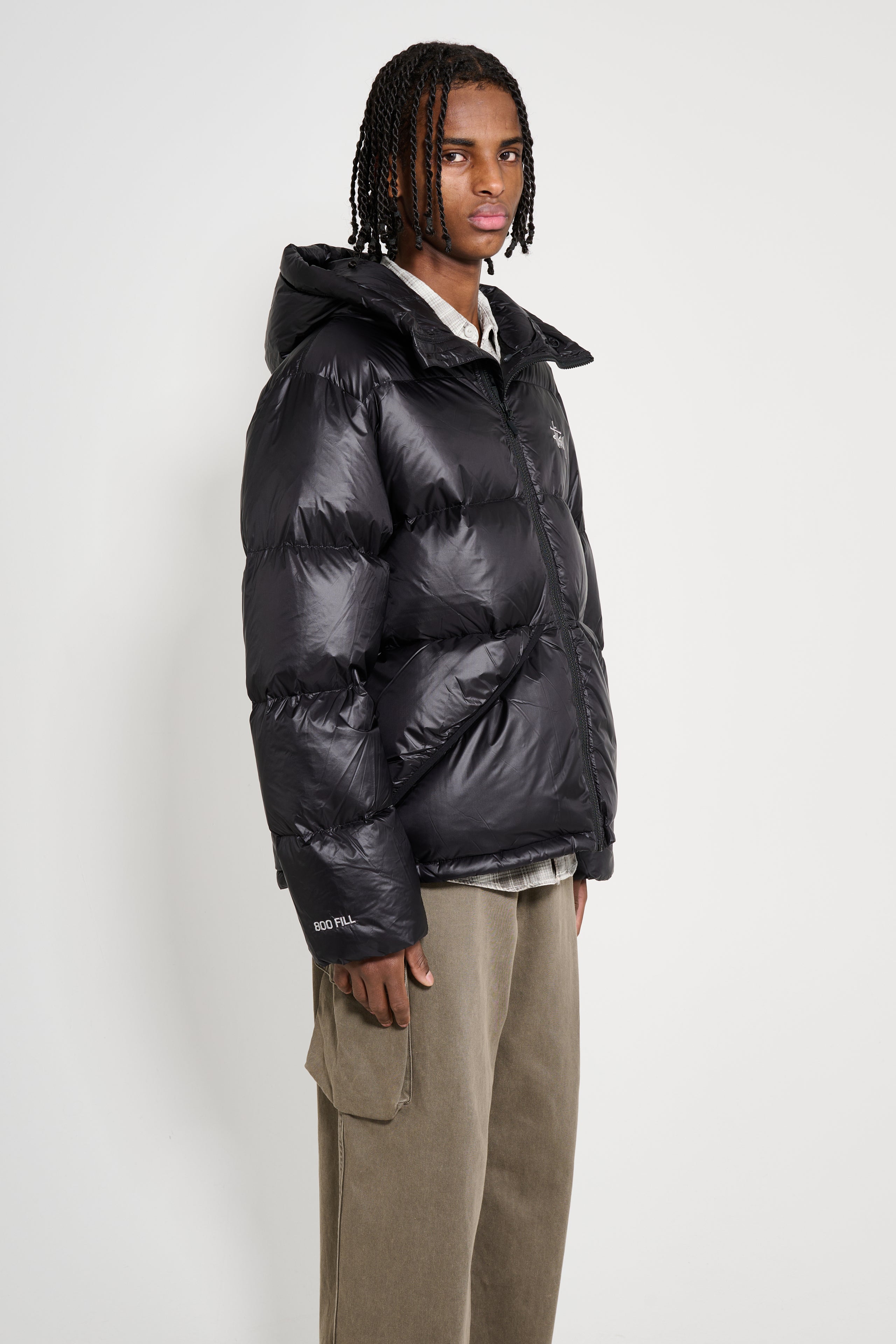 Stüssy Micro Ripstop Down Parka Jet Black