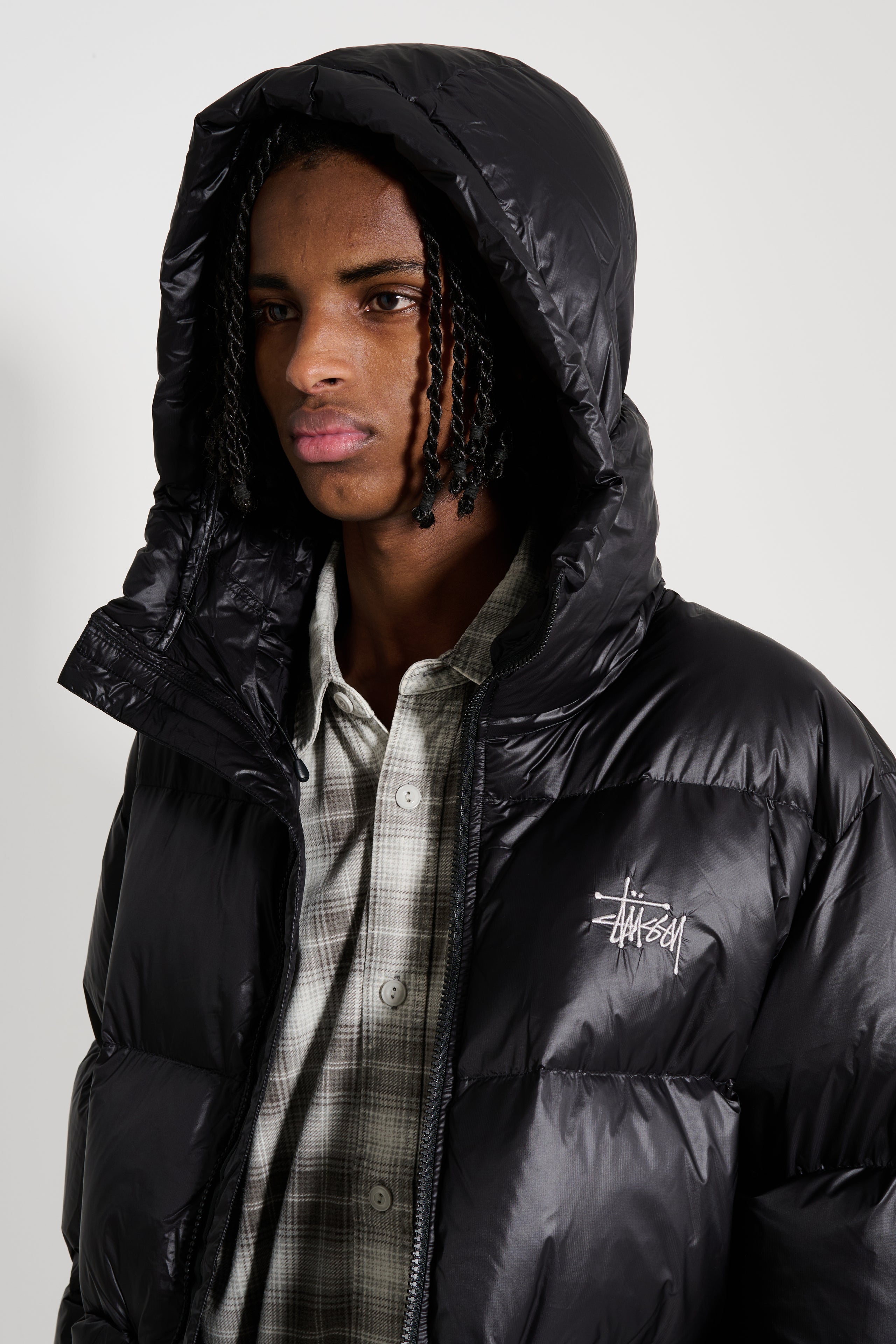 Stüssy Micro Ripstop Down Parka Jet Black