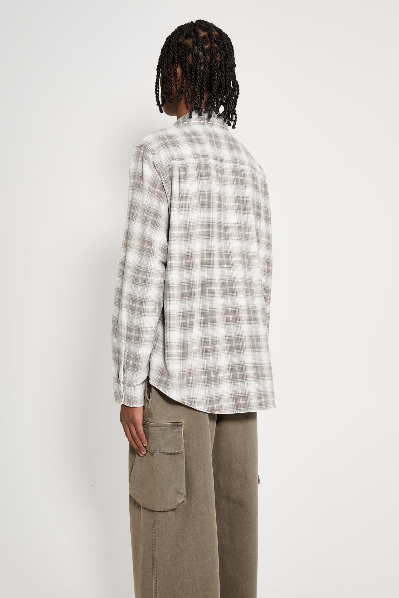 Stüssy Dax Plaid Shirt Brown