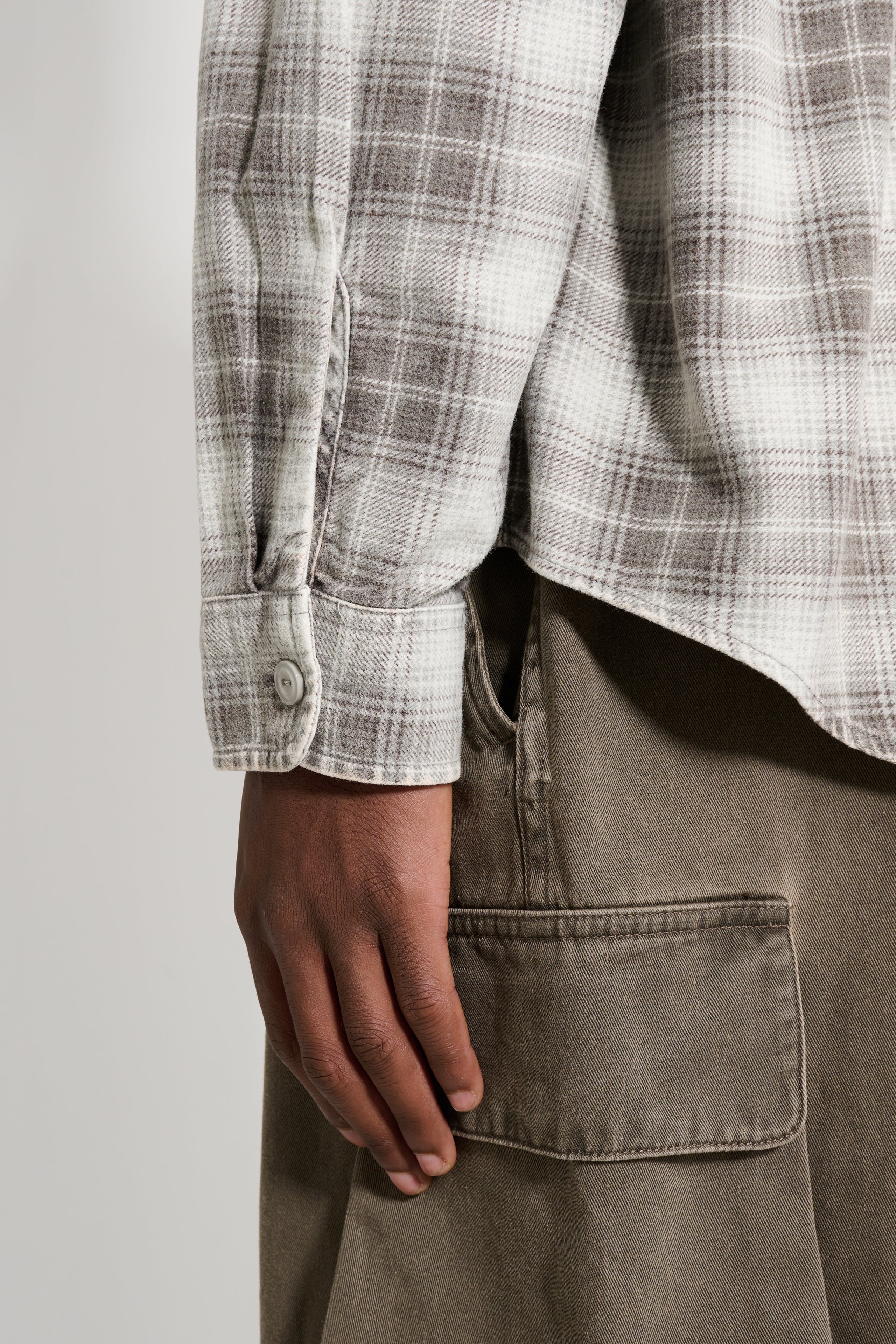 Stüssy Dax Plaid Shirt Brown