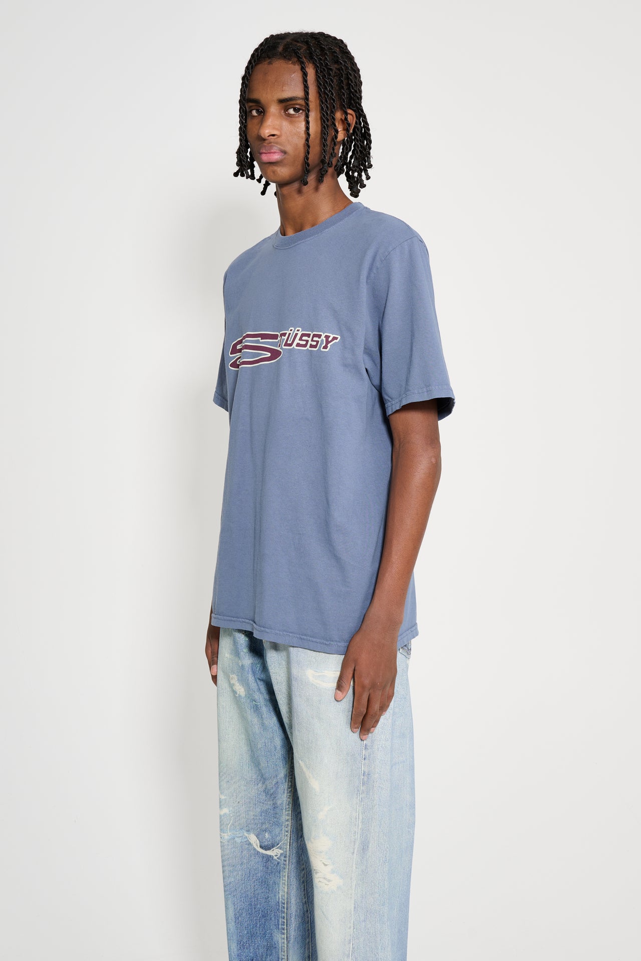 Stüssy Stretch Pigment Dyed Tee Navy