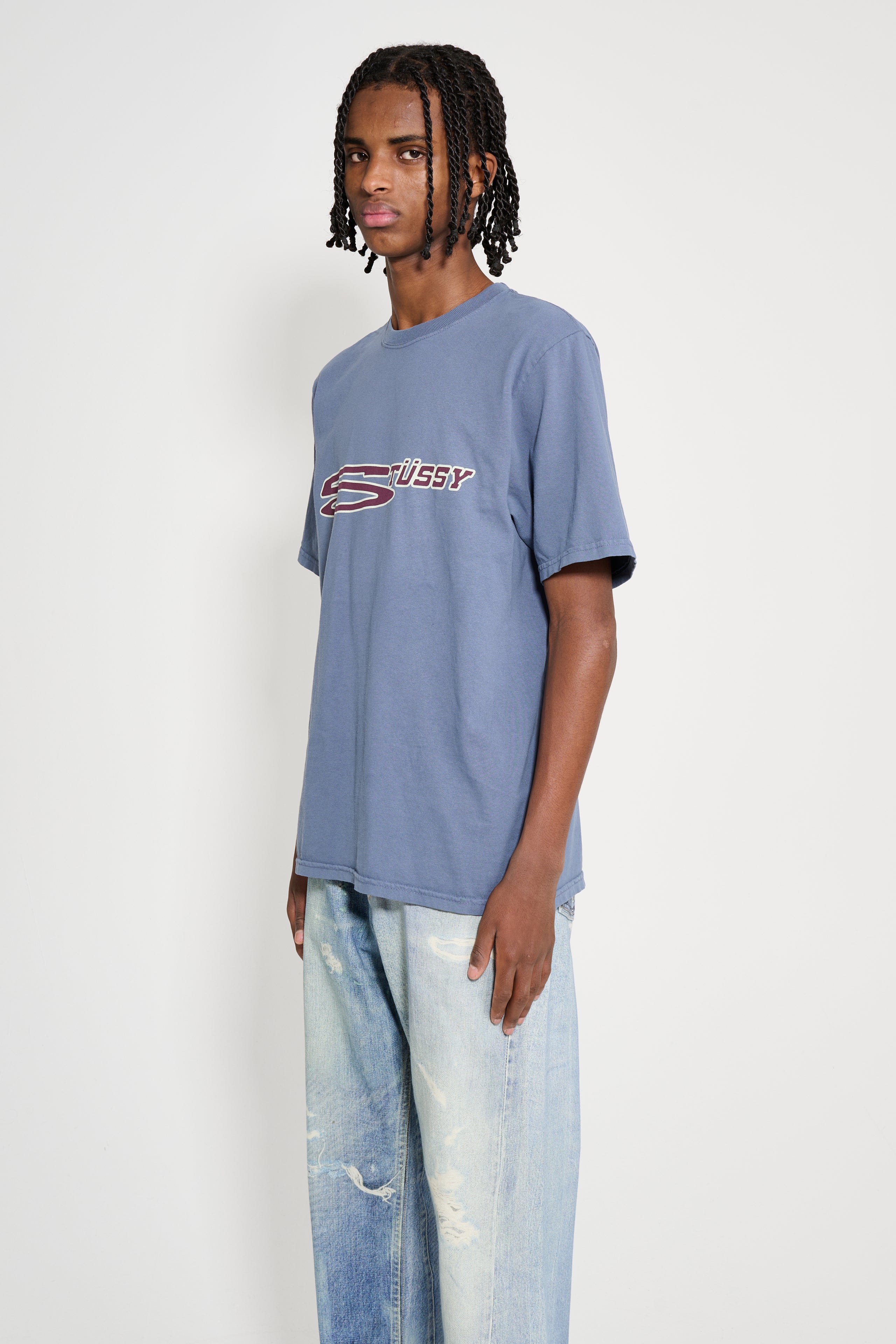 Stüssy Stretch Pigment Dyed Tee Navy