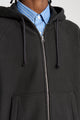 Stüssy Relaxed Zip Hoodie Washed Black