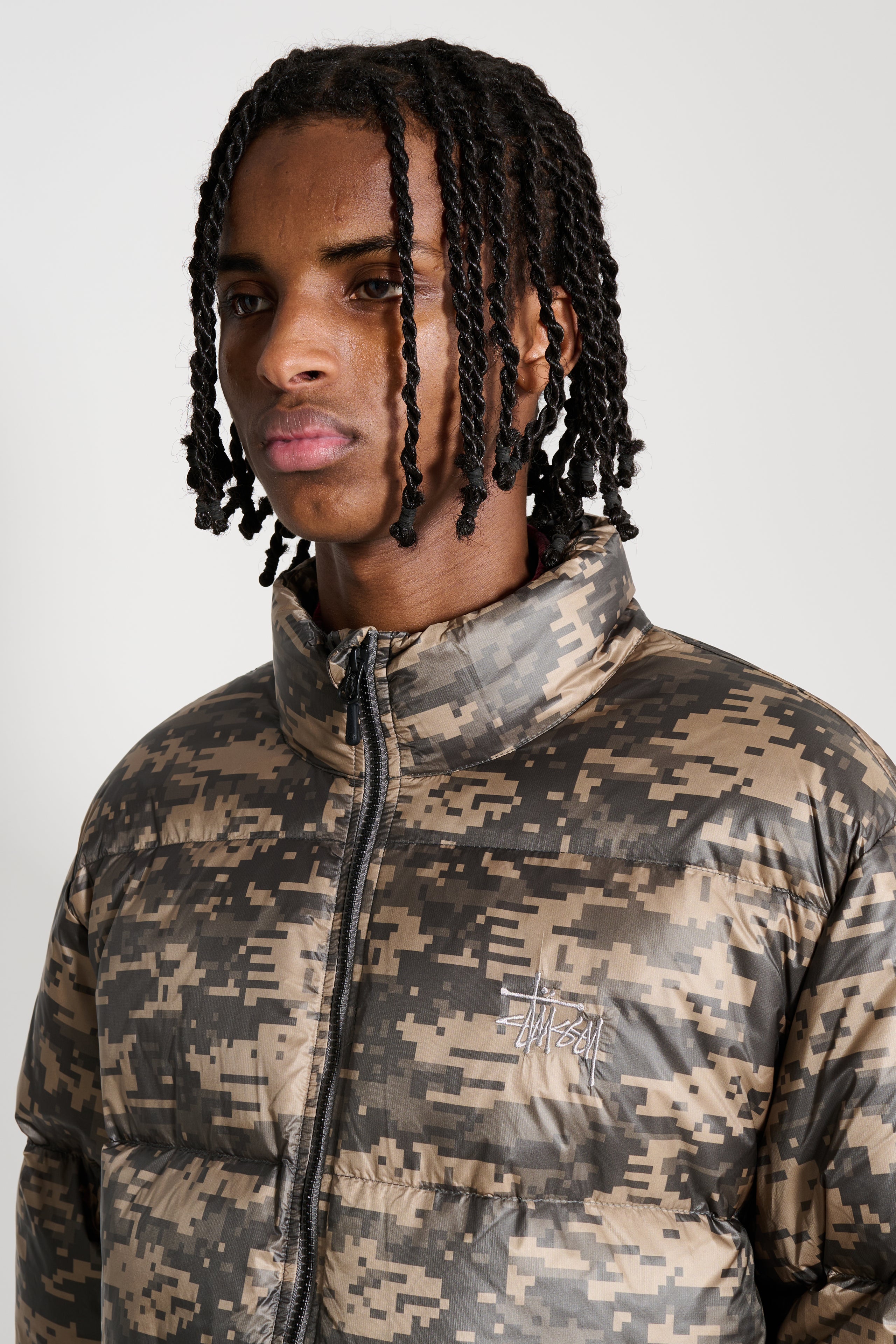 Stüssy Micro Ripstop Down Mock Digi Camo