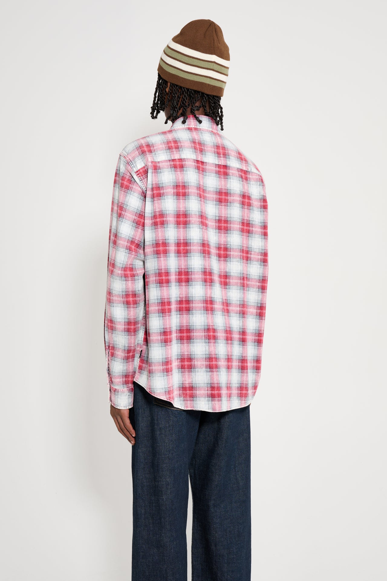Stüssy Dax Plaid Shirt Red