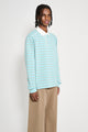 Stüssy Pin Striped Rugby Blue