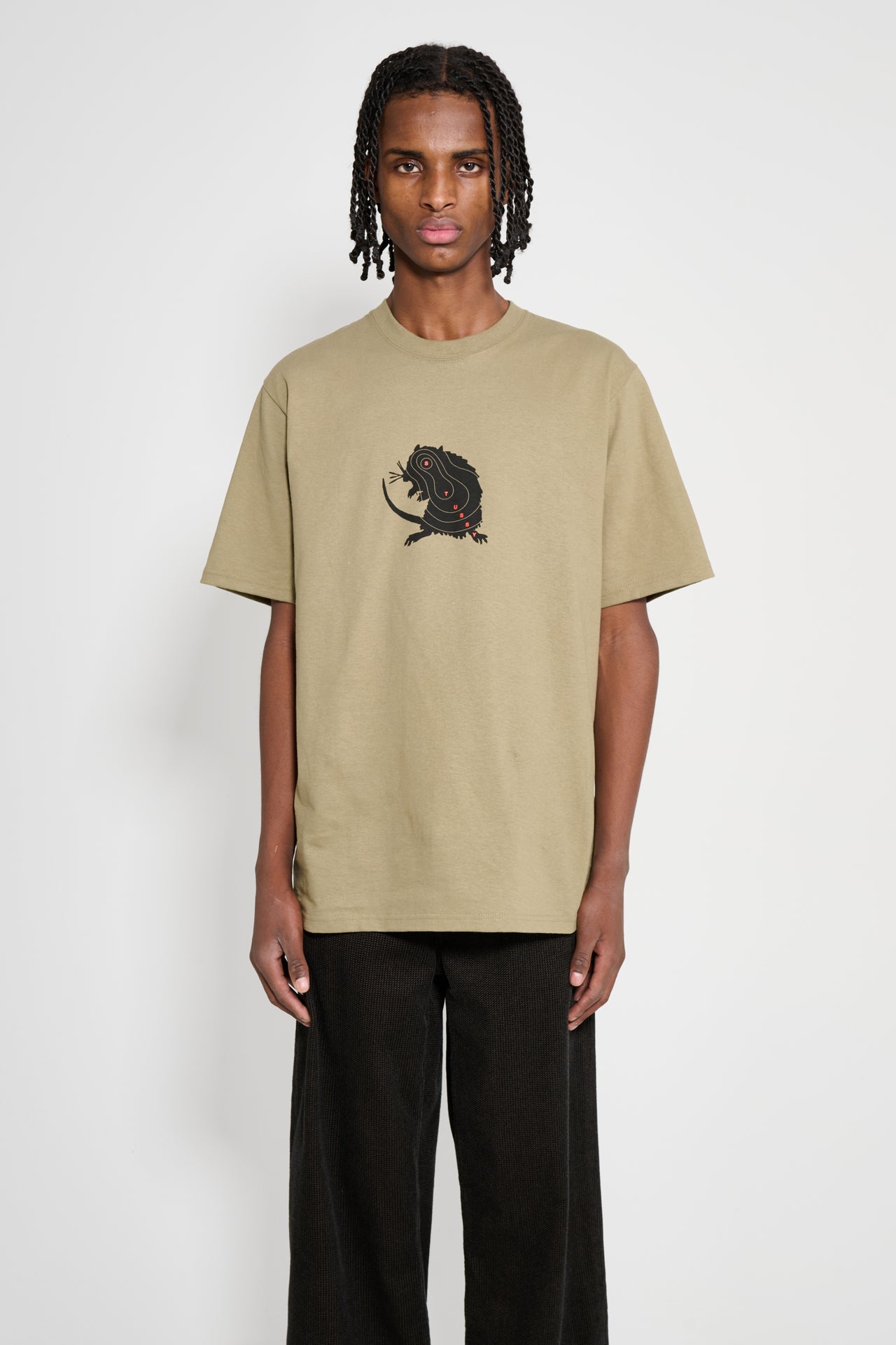 Stüssy Long Range Tee Army