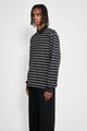 Stüssy Pin Striped Rugby Black