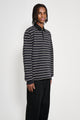 Stüssy Pin Striped Rugby Black