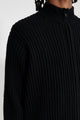 Stüssy Military Patch Zip Sweater Black