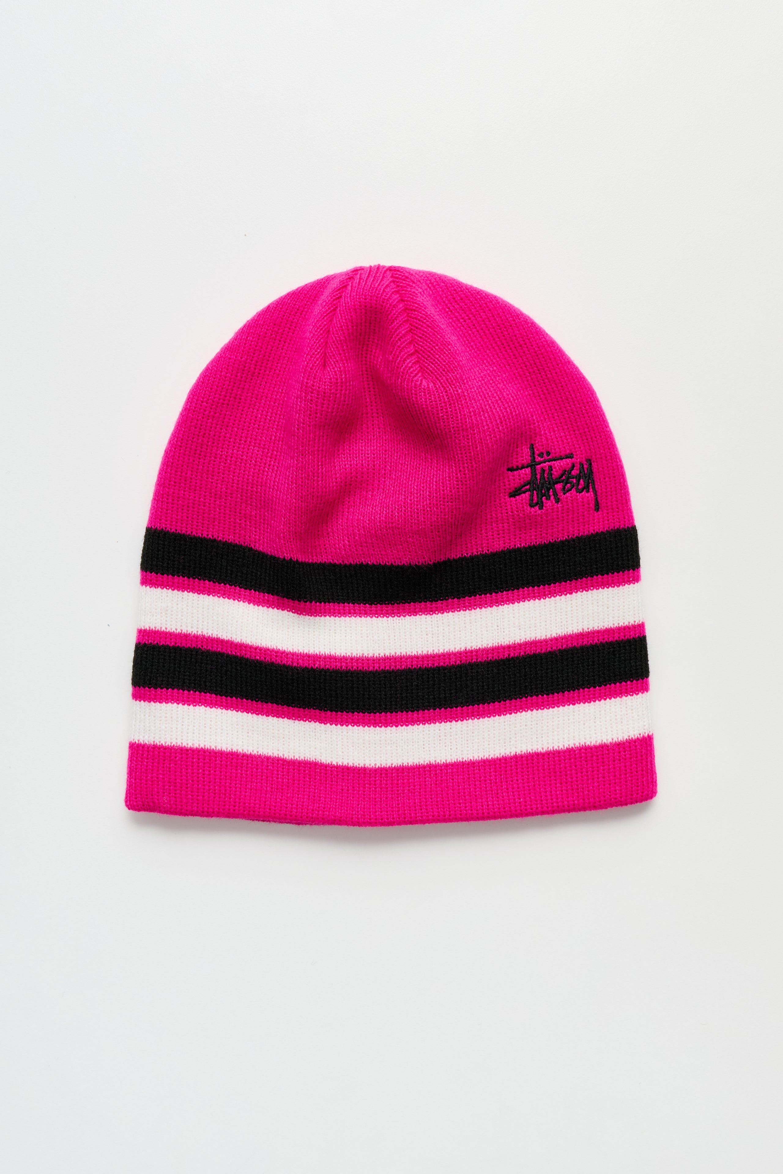 Stüssy Skullcap Basic Striped Dragonfruit
