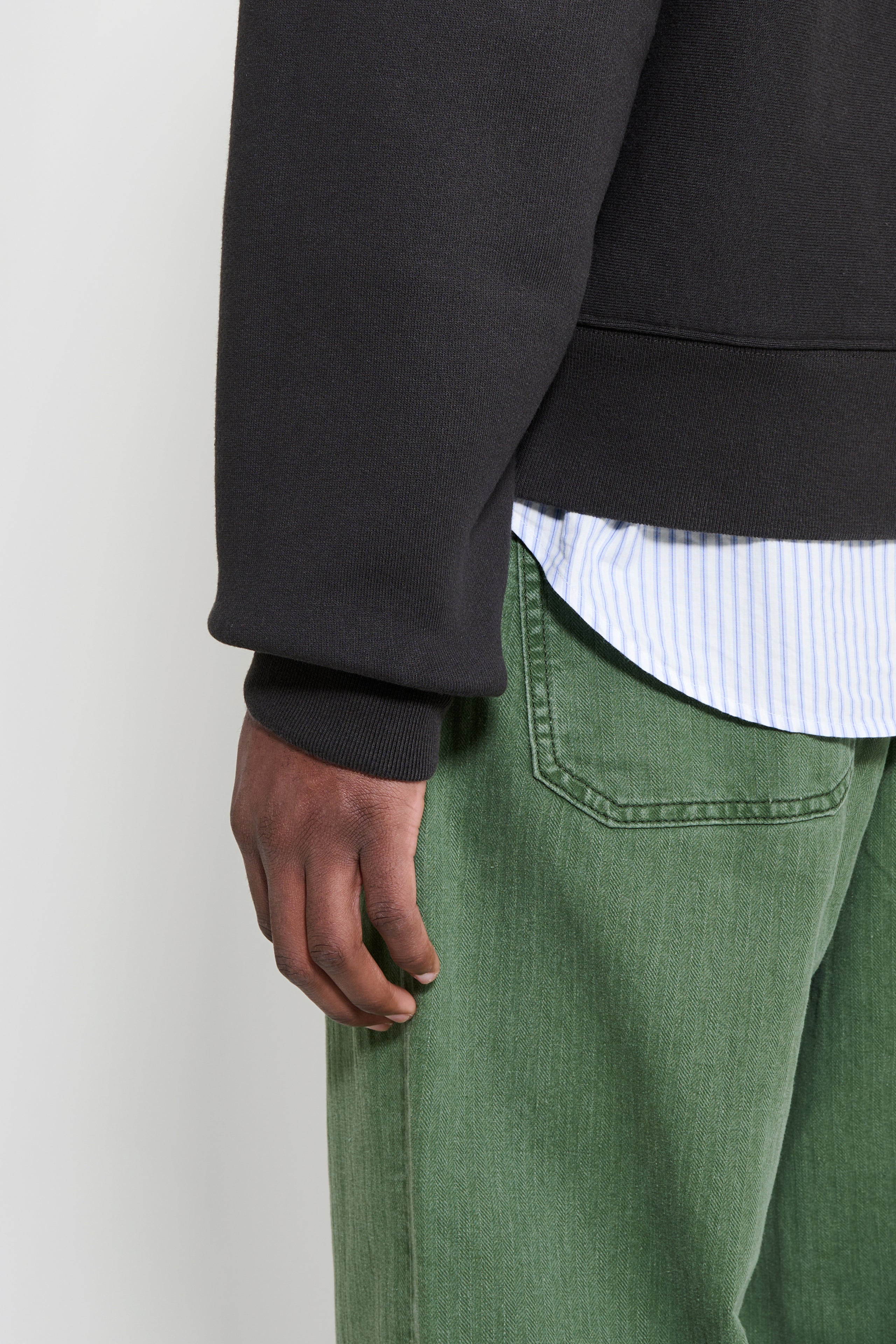 Stüssy Basic Diamond Zip Hood Black