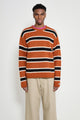 Stüssy Striped Wool Sweater Umber