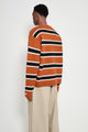 Stüssy Striped Wool Sweater Umber
