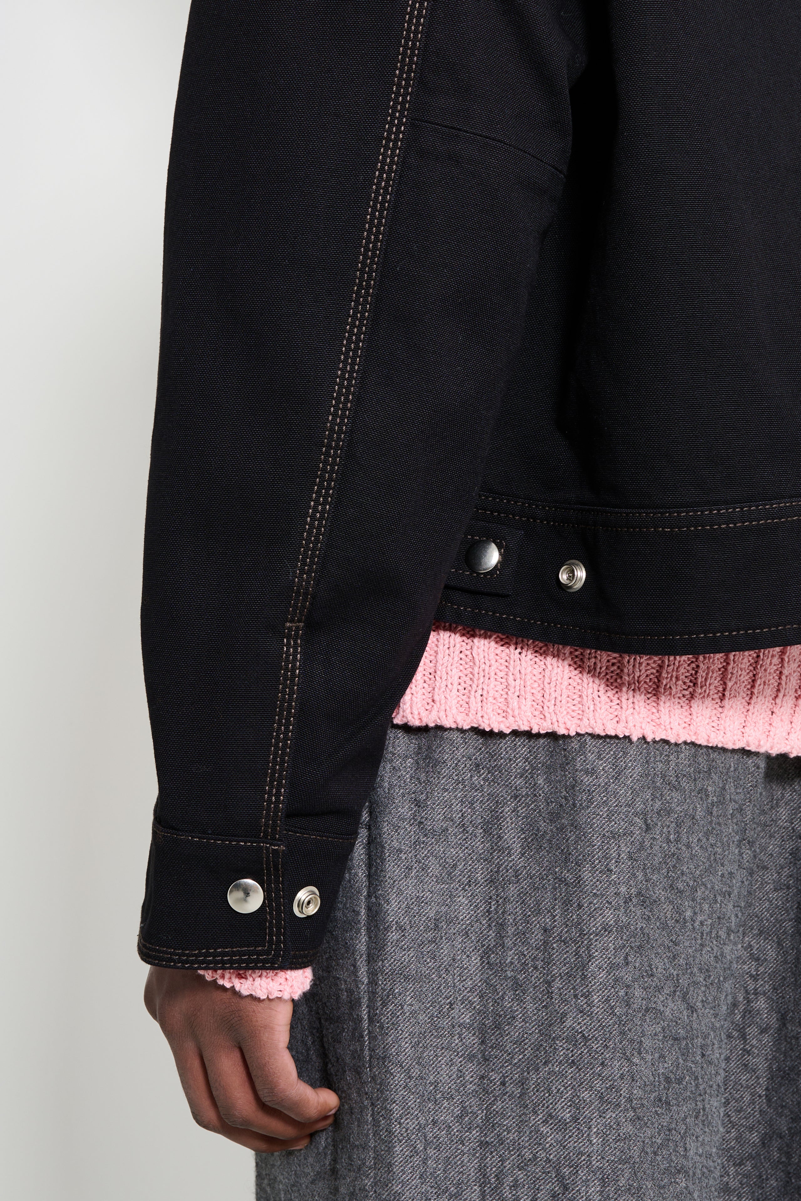 Stüssy Work Jacket Collared Black