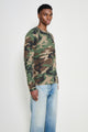 Stüssy Raglan Thermal Basics Stock LS Tee Woodland Camo