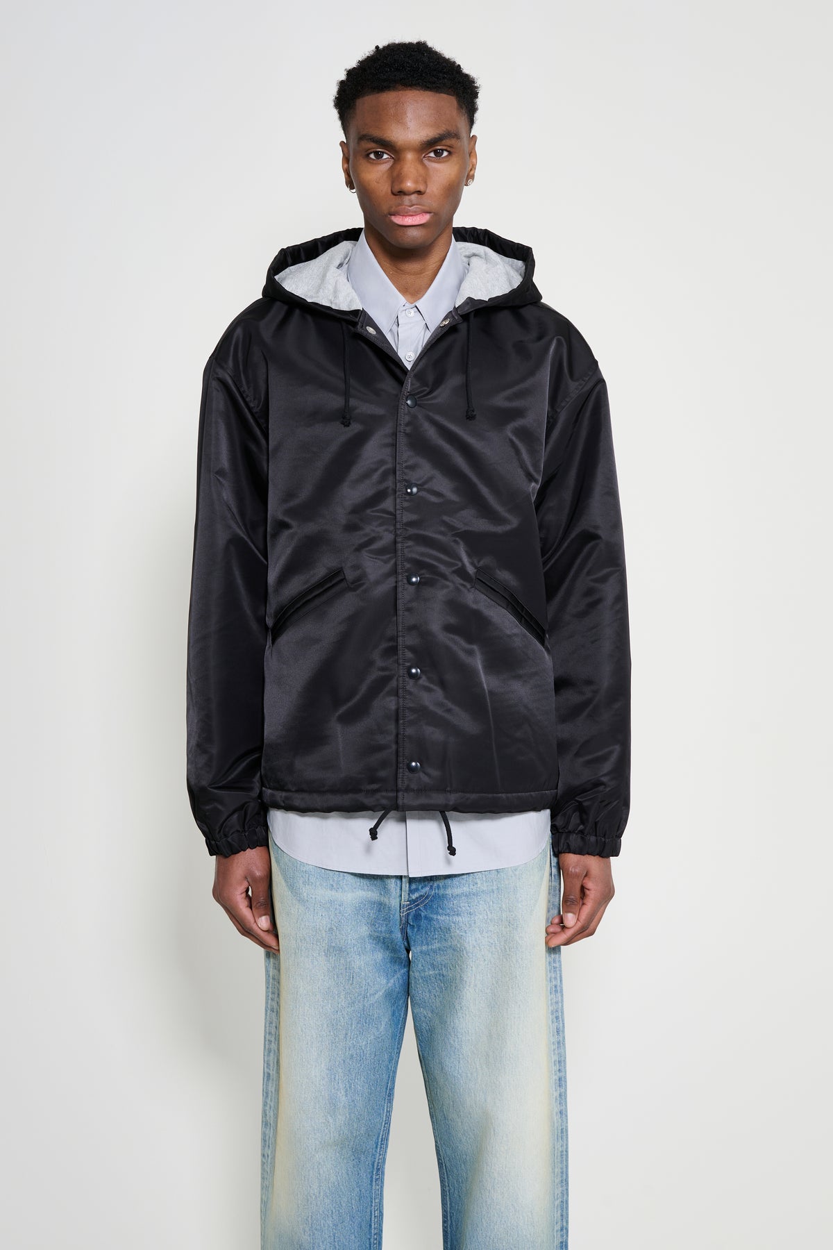 Stüssy Hooded Coaches Jacket Black – Très Bien