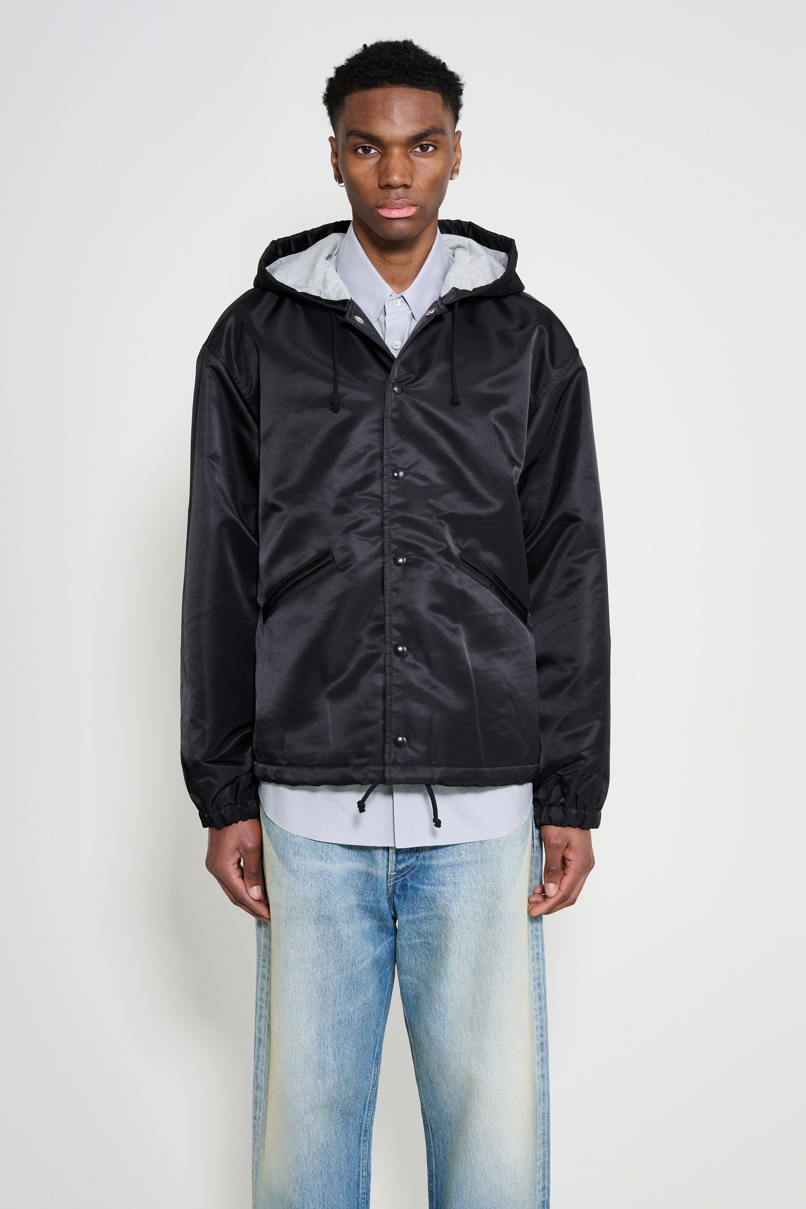 Stüssy Hooded Coaches Jacket Black