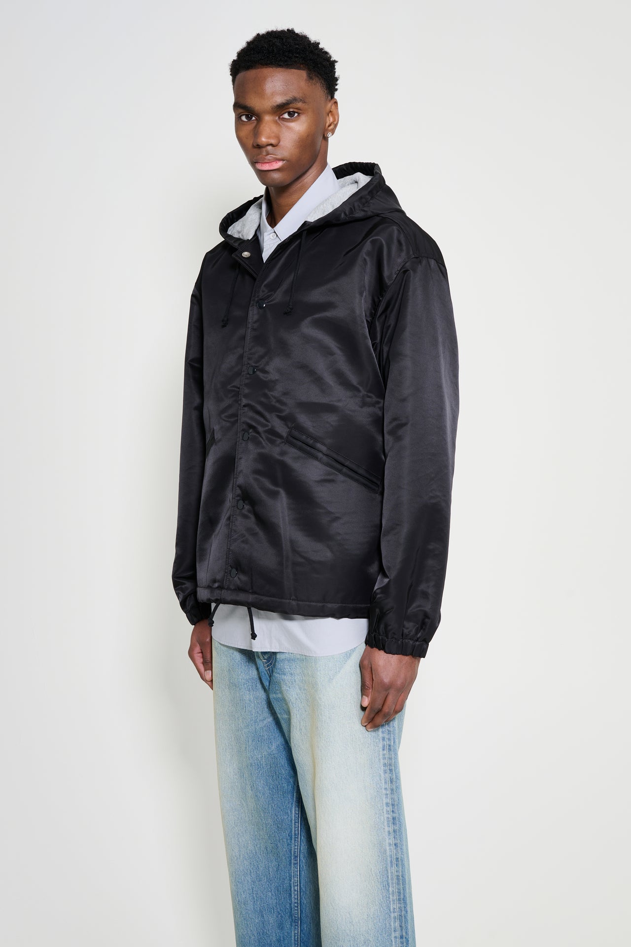 Stüssy Hooded Coaches Jacket Black