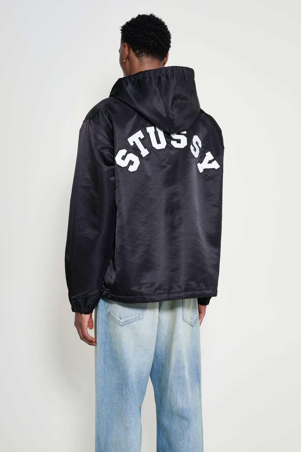 Stüssy Hooded Coaches Jacket Black