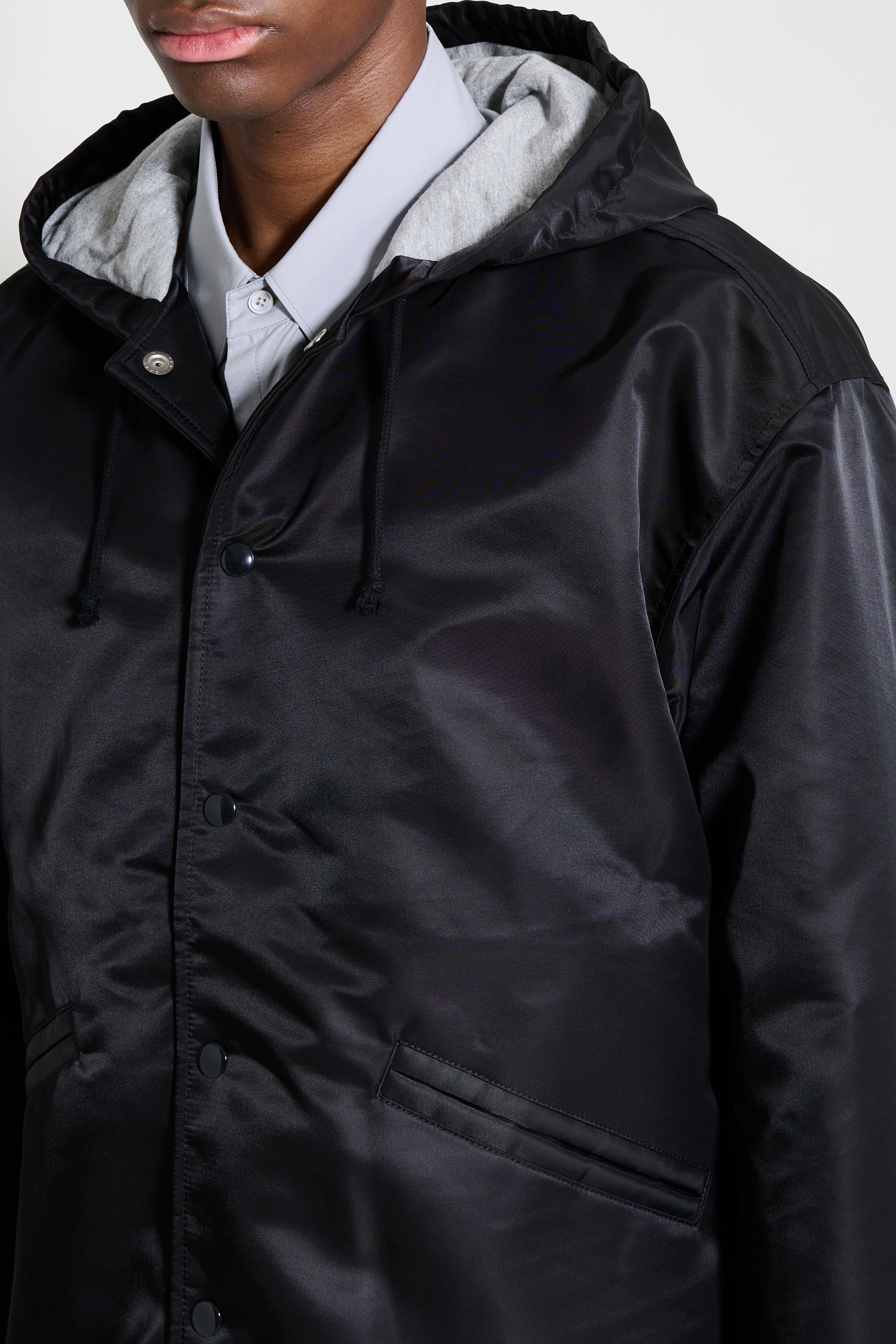 Stüssy Hooded Coaches Jacket Black