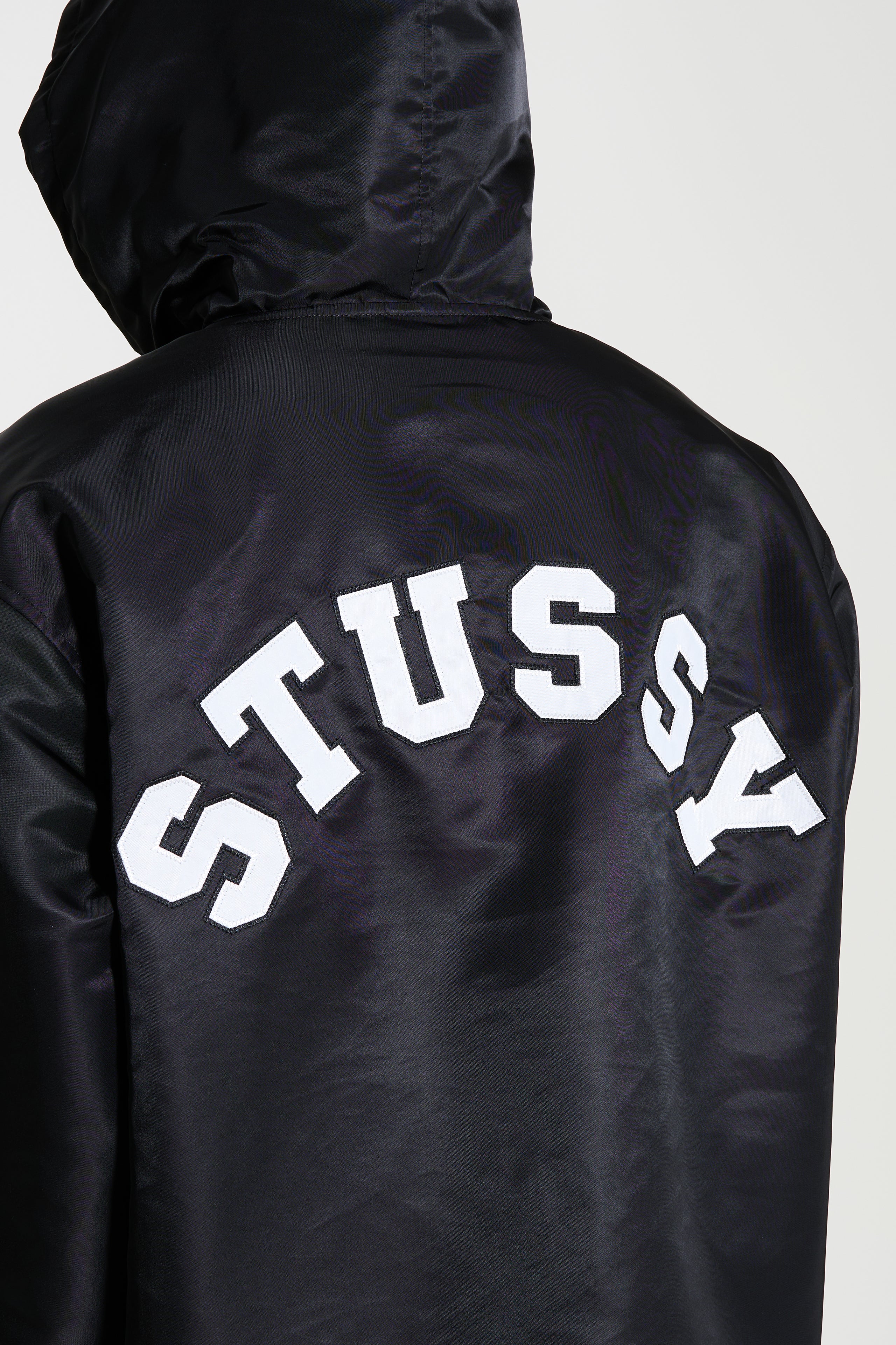 Stüssy Hooded Coaches Jacket Black