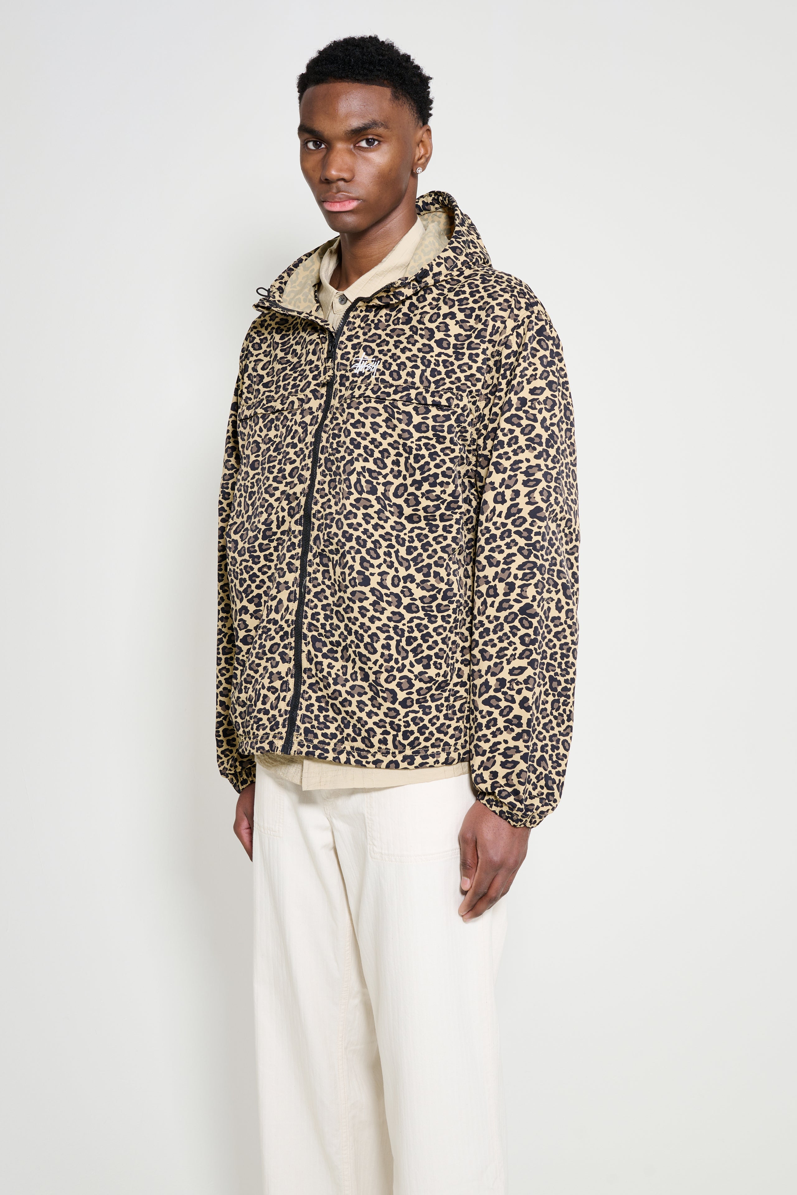 Stüssy Lightweight Hooded Jacket Cheetah