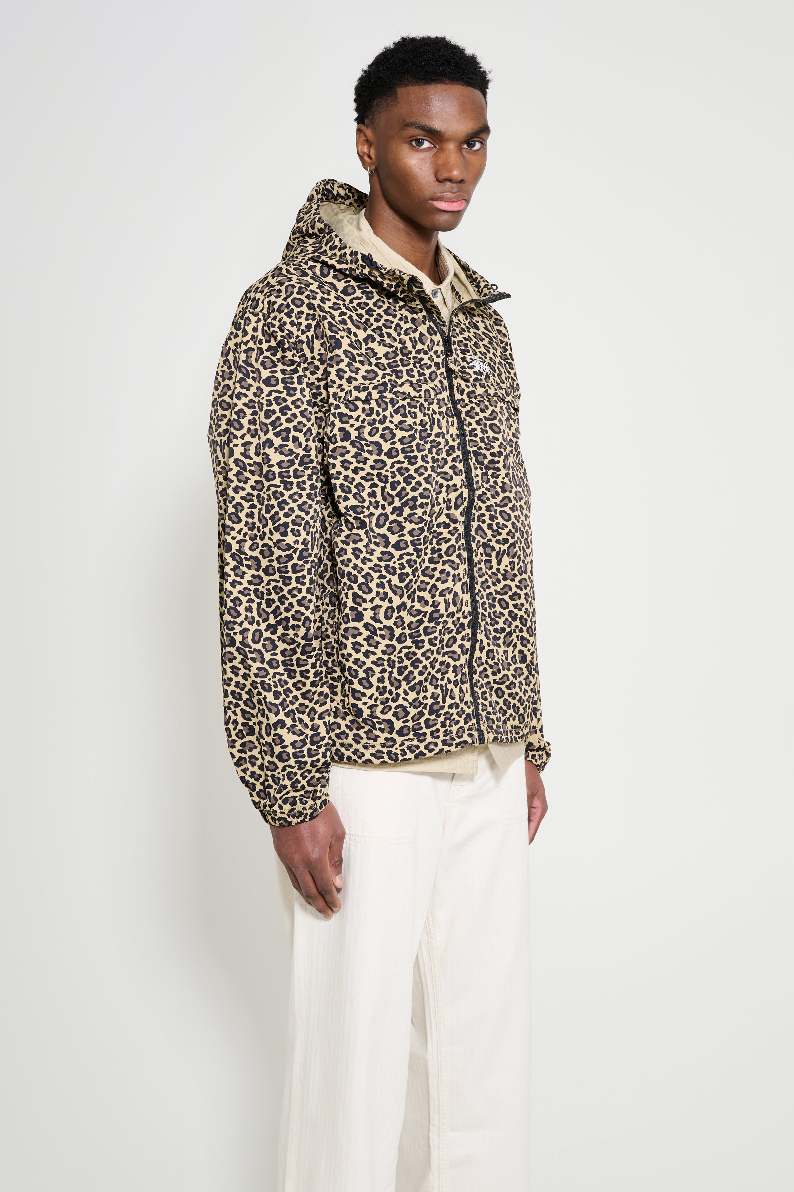 Stüssy Lightweight Hooded Jacket Cheetah