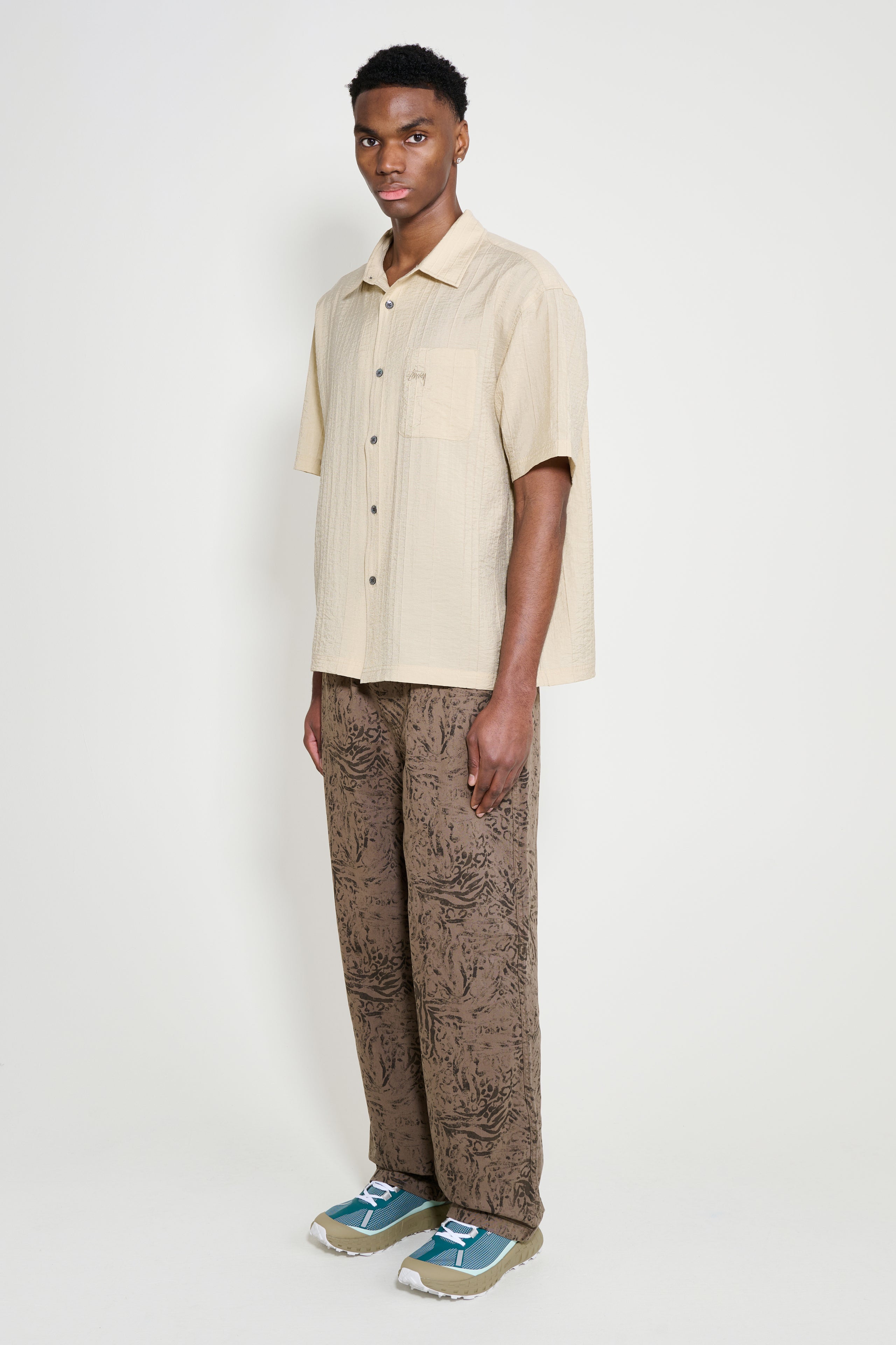 Stüssy Beach Pant Cotton Twill Fossil
