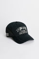 Stüssy Lp Service Mesh Strapback Cap Black
