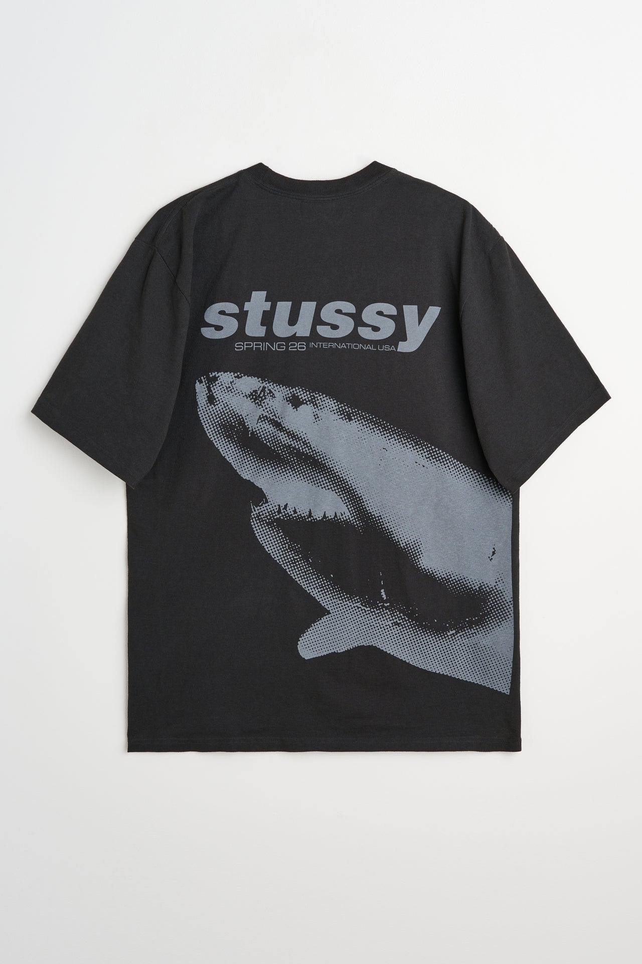 Stüssy Shark Pigment Dyed Tee Faded Black
