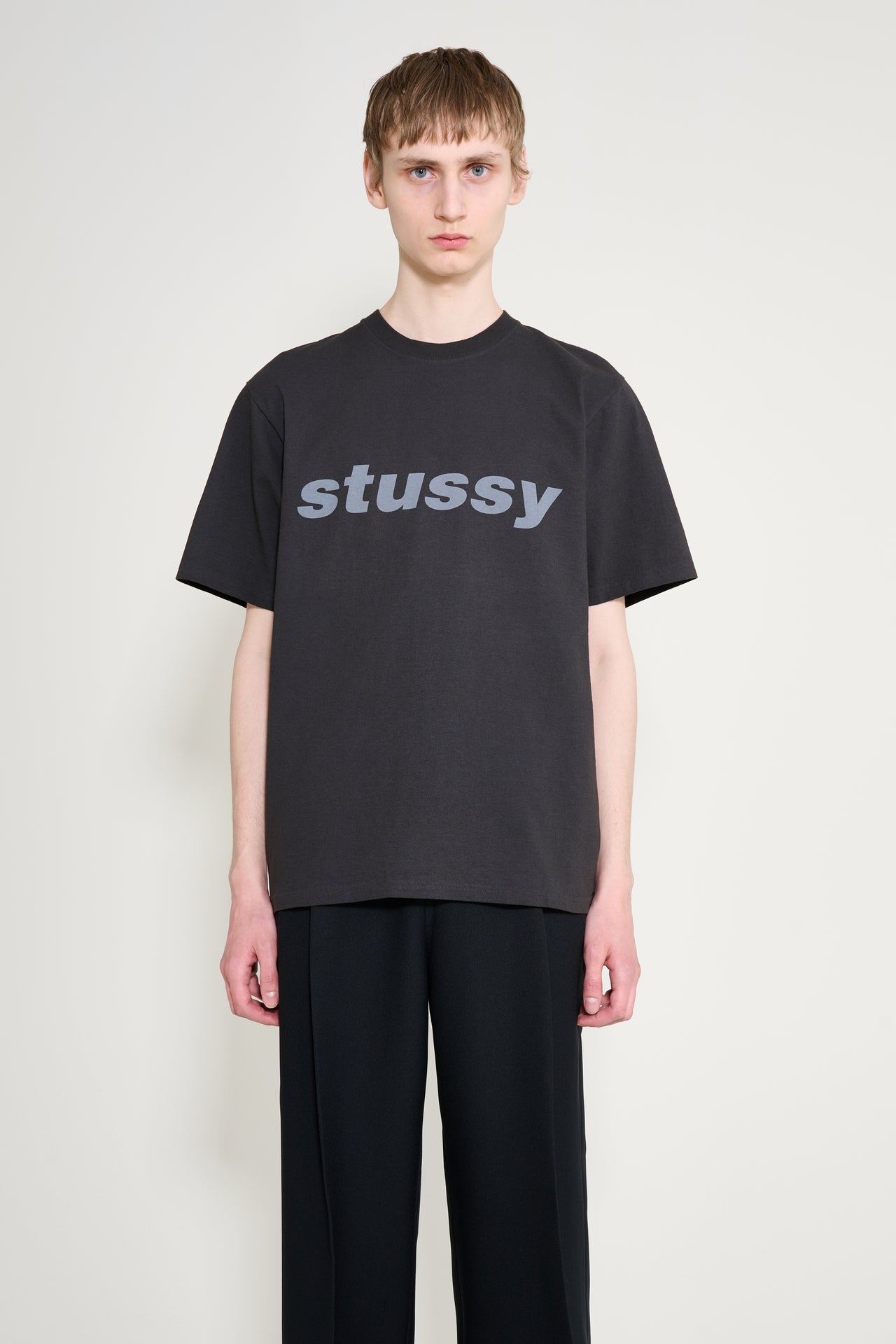 Stüssy Shark Pigment Dyed Tee Faded Black