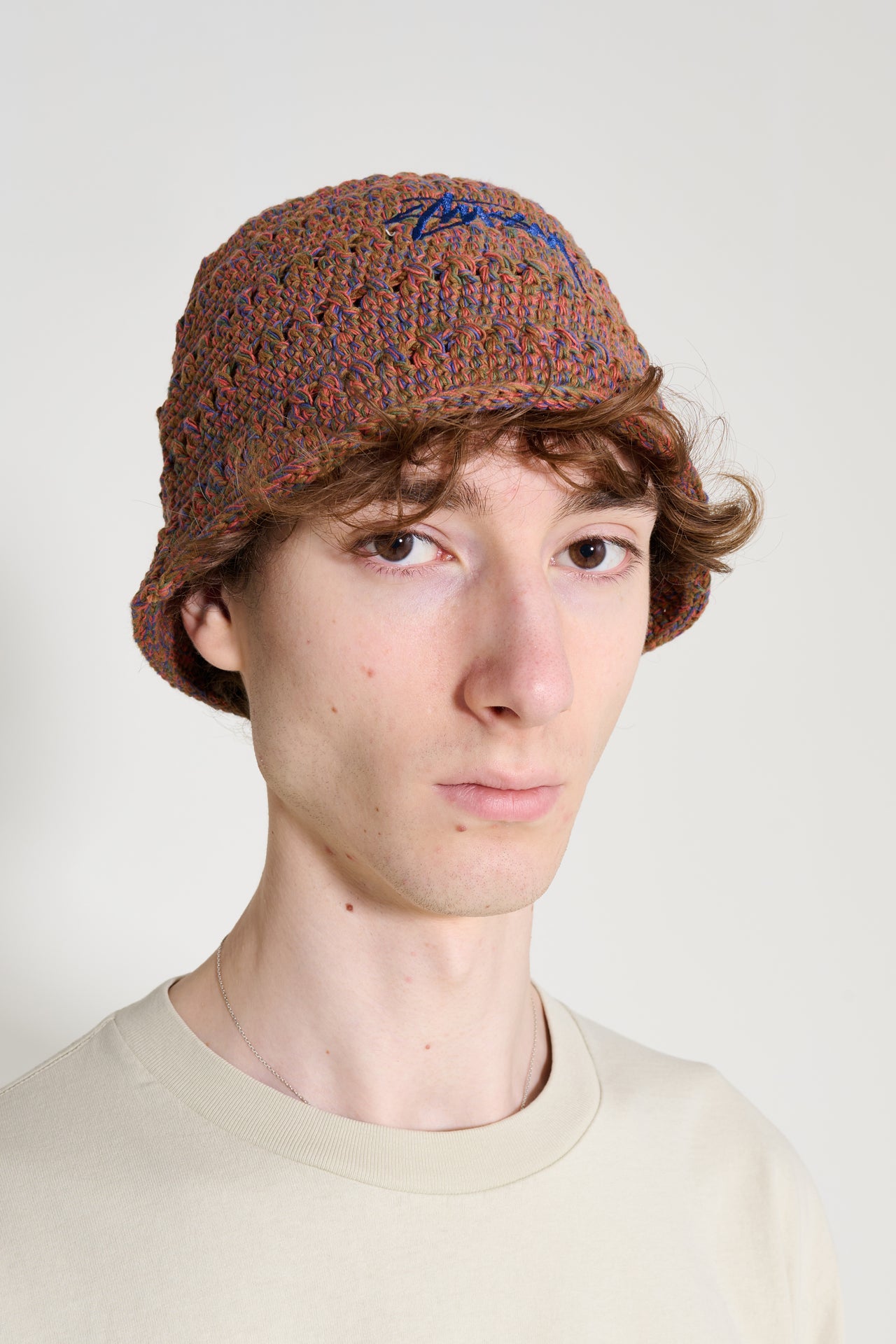 Stüssy Bucket Hemp Stock Multi Brown